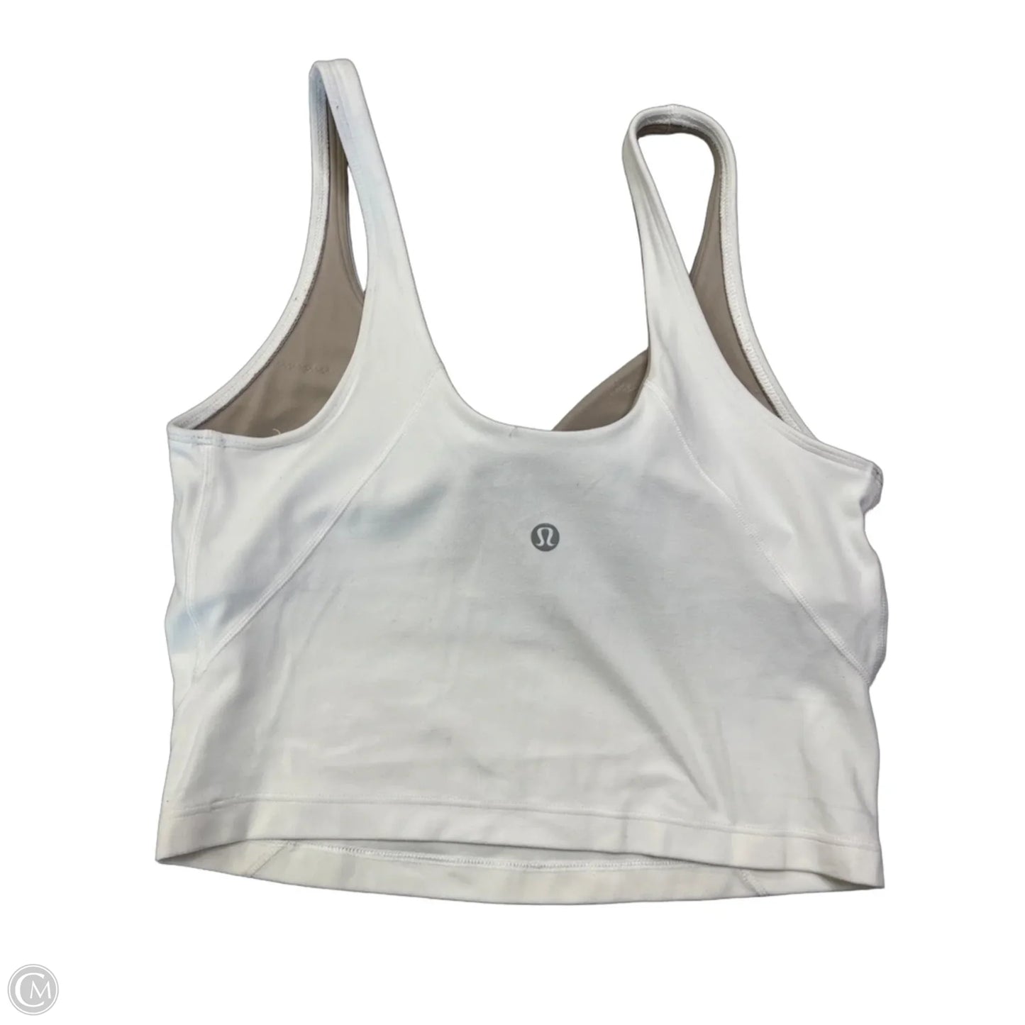 Athletic Bra By Lululemon In White, Size: S