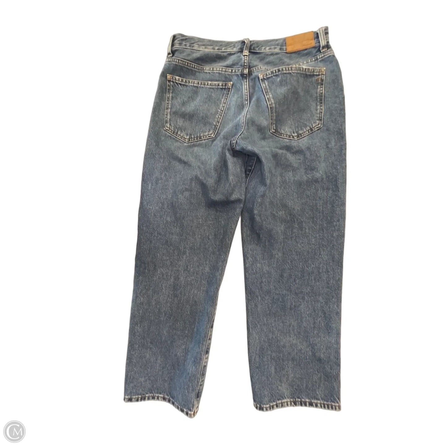 Jeans Straight By Madewell In Blue Denim, Size: 4p