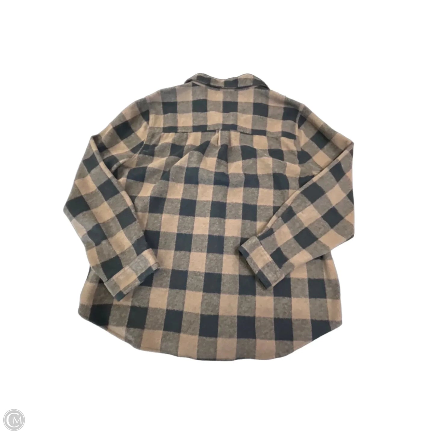 Jacket Shirt By Beachlunchlounge In Brown, Size: Xl