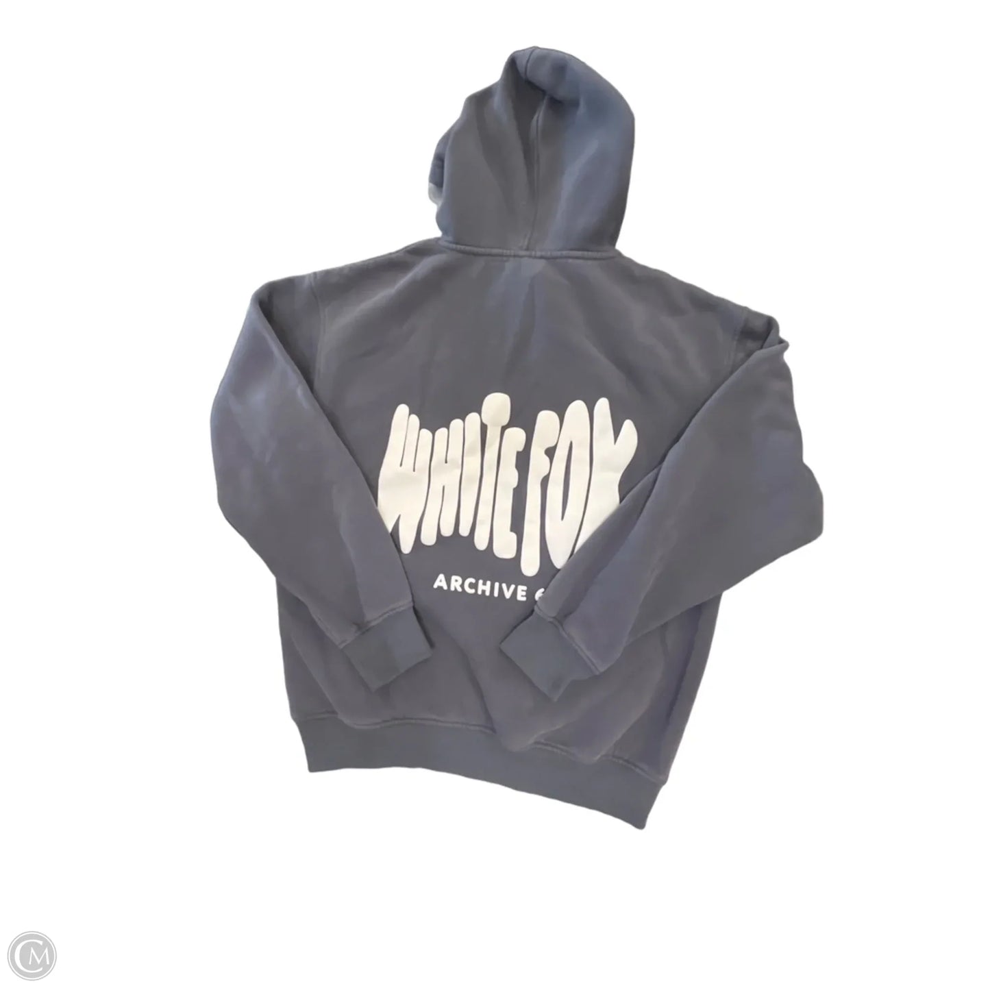 Sweatshirt Hoodie By White Fox In Grey, Size: S