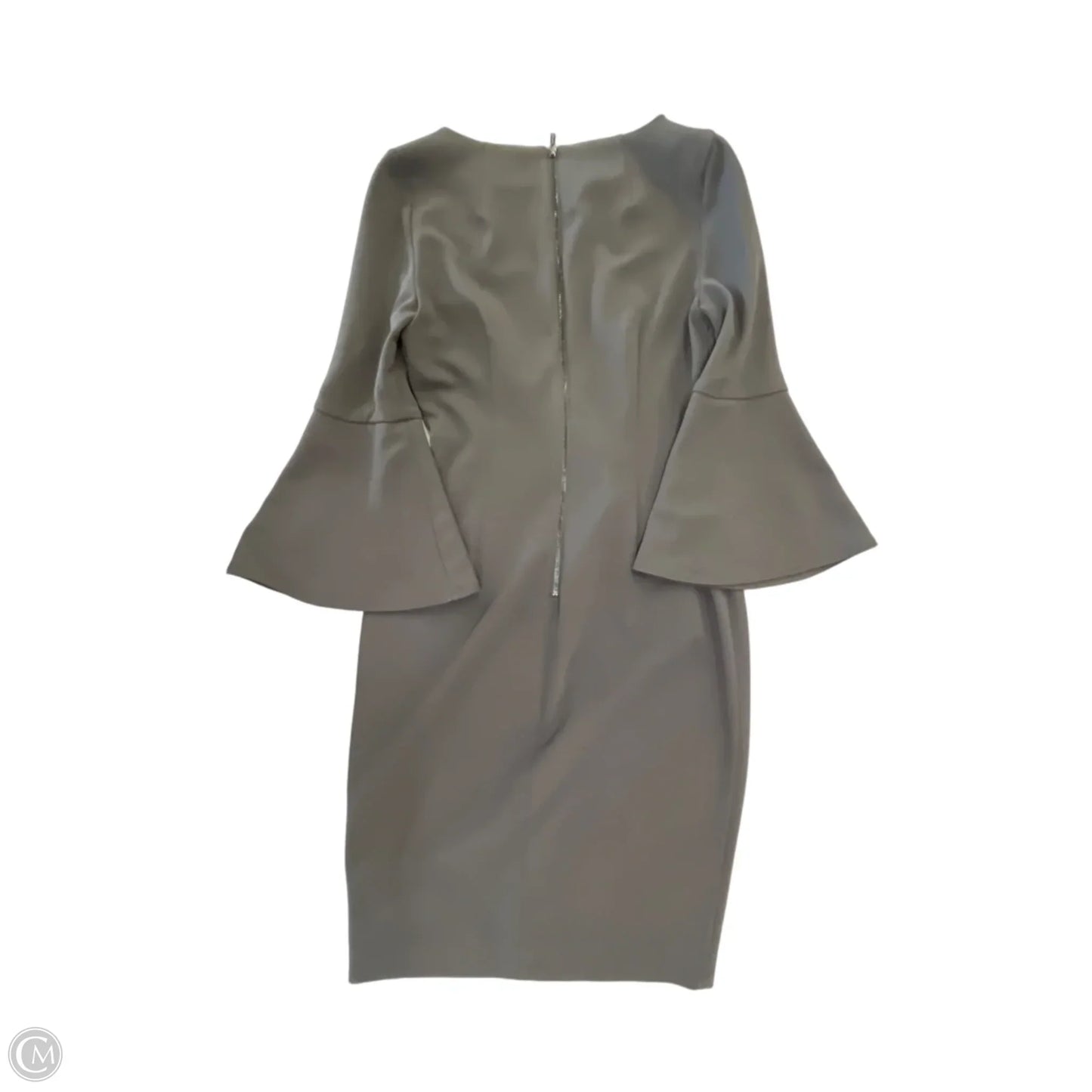Dress Work By Calvin Klein In Grey, Size: Xs