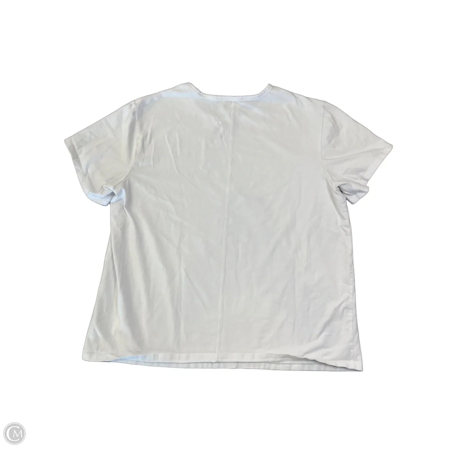 Top Short Sleeve Basic By Athleta In White, Size: L