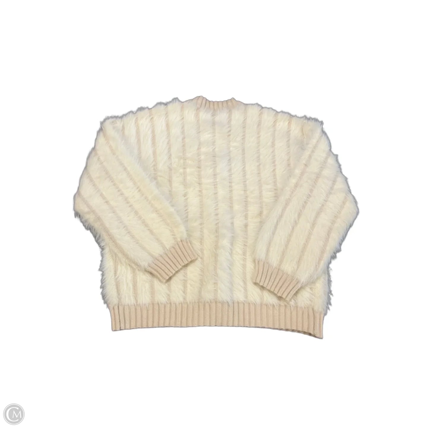 Cardigan By Clothes Mentor In Cream, Size: S