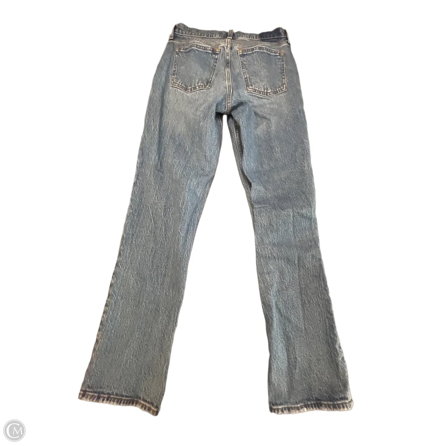 Jeans Straight By Abercrombie And Fitch In Blue Denim, Size: 2