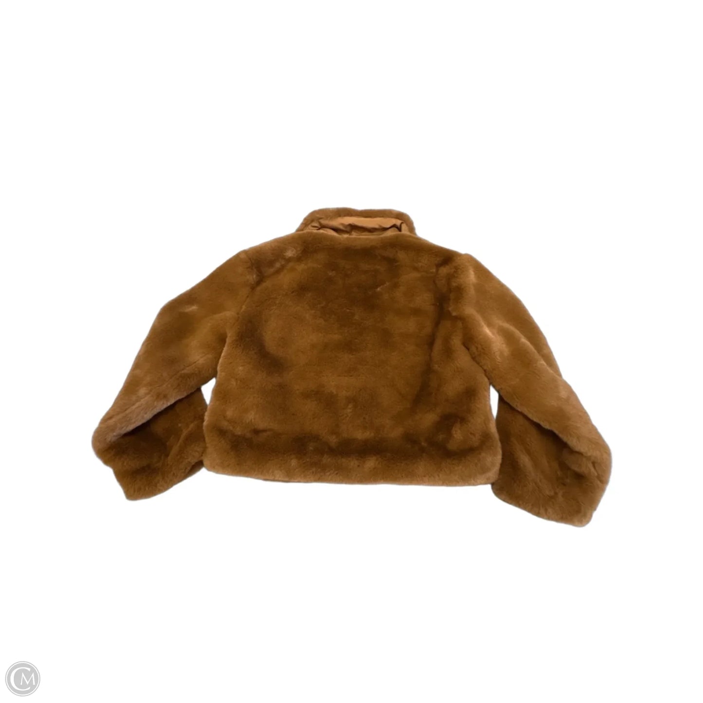 Coat Faux Fur & Sherpa By Steve Madden In Brown, Size: L