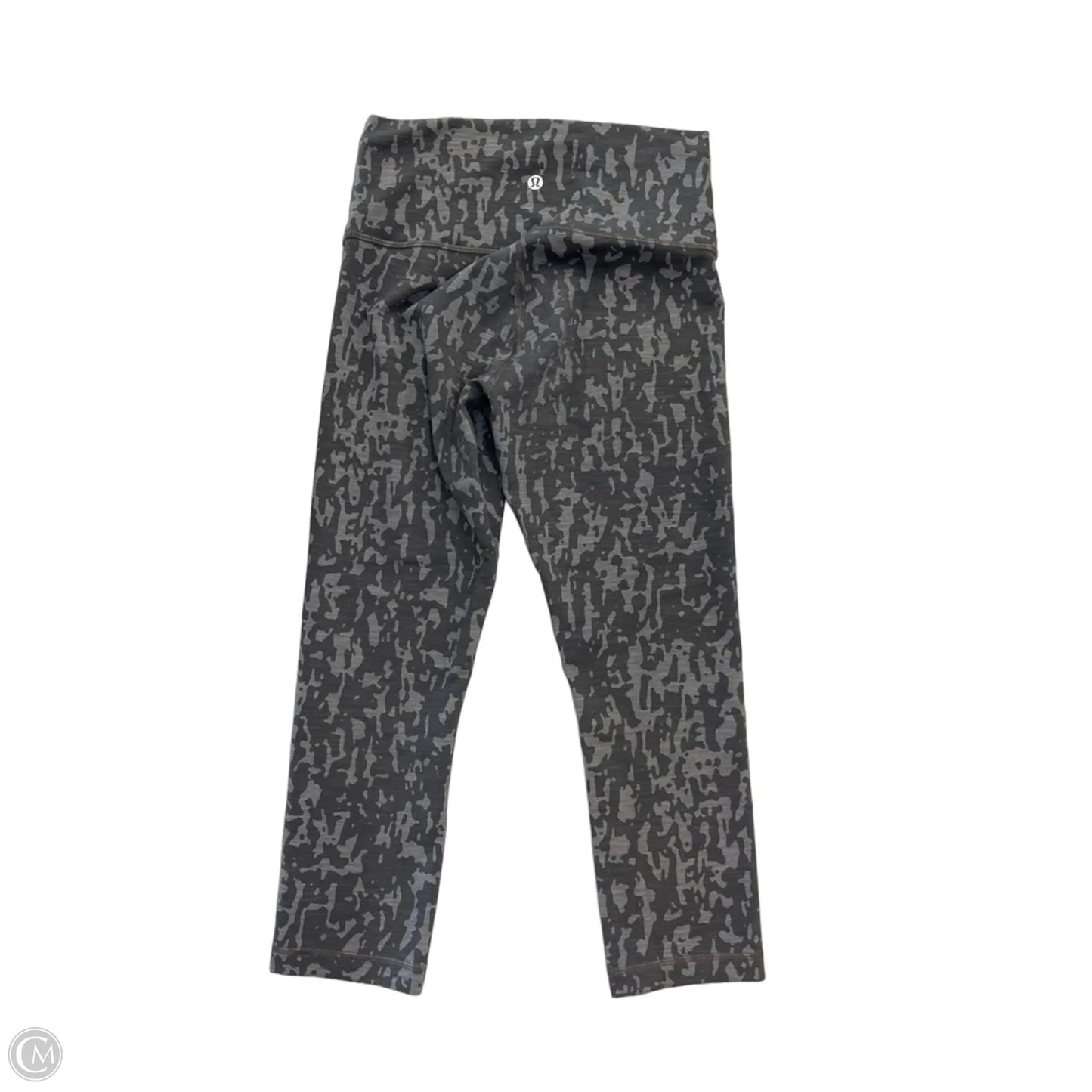 Athletic Leggings Capris By Lululemon In Grey, Size: S