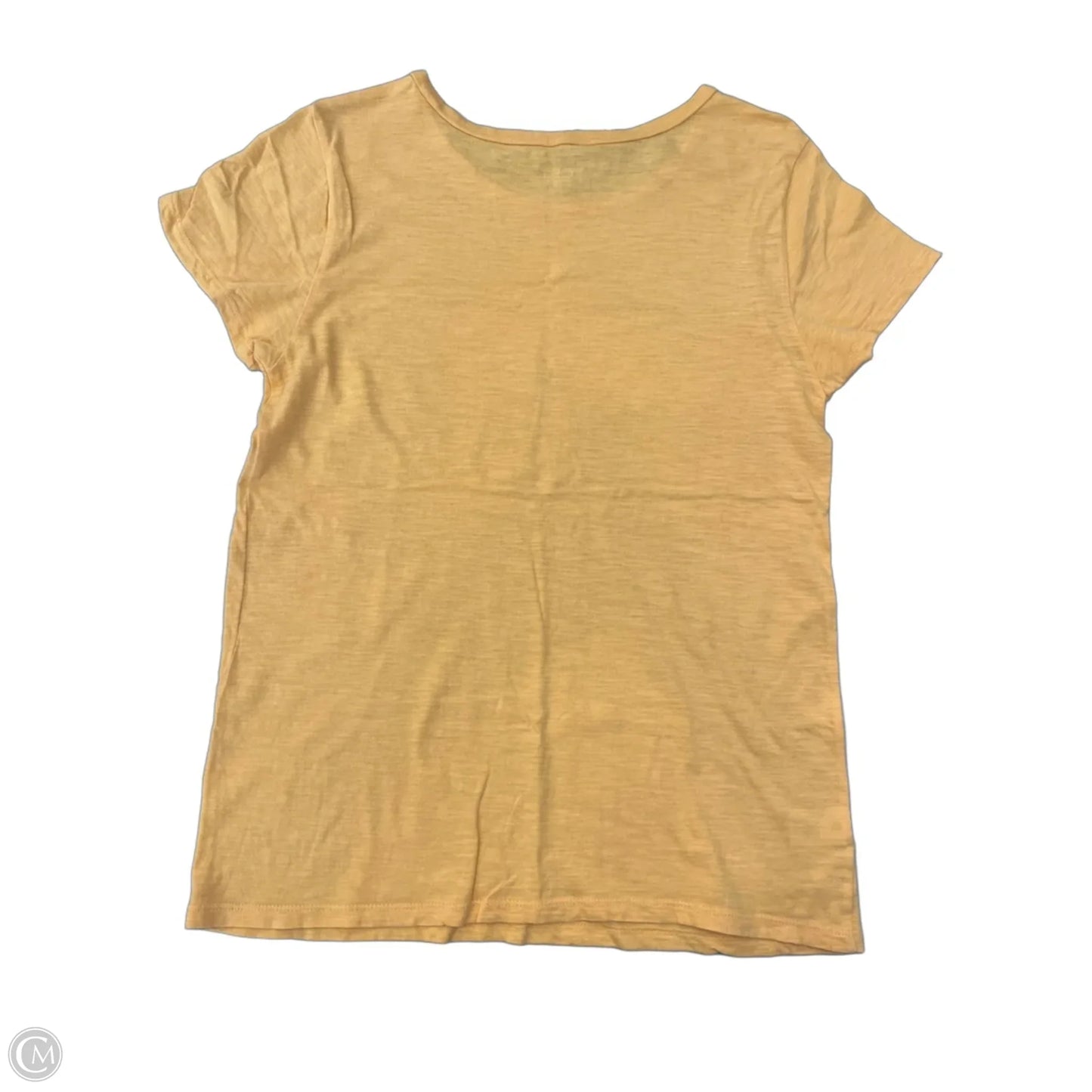 Top Short Sleeve By Loft In Orange, Size: S