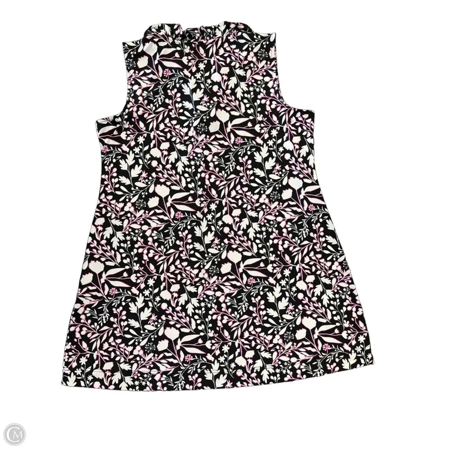 Dress Casual Midi By Lulu B In Black & Pink, Size: Xl