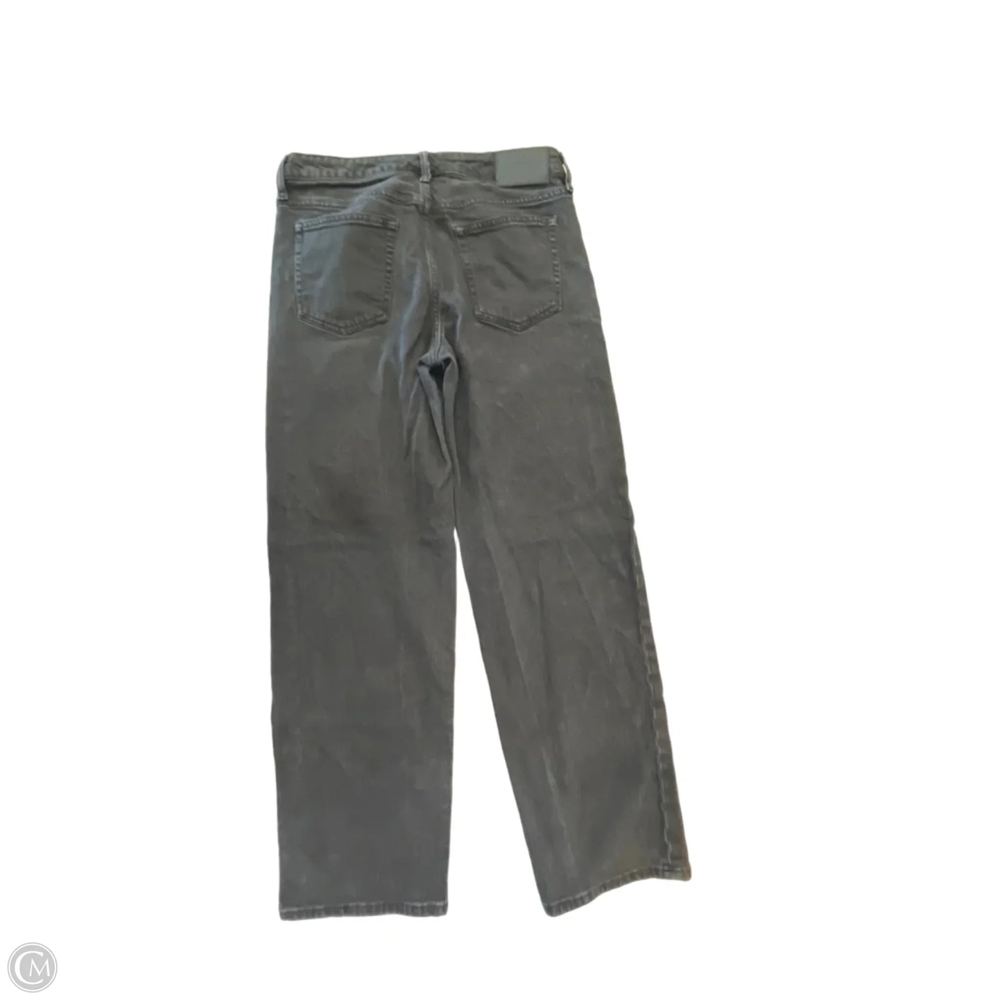 Jeans Wide Leg By Lucky Brand In Black Denim, Size: 8