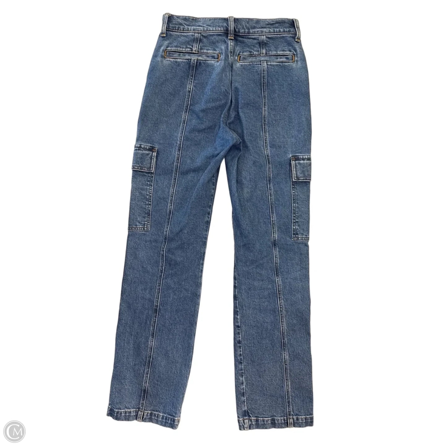 Jeans Straight By Madewell In Blue Denim, Size: 0