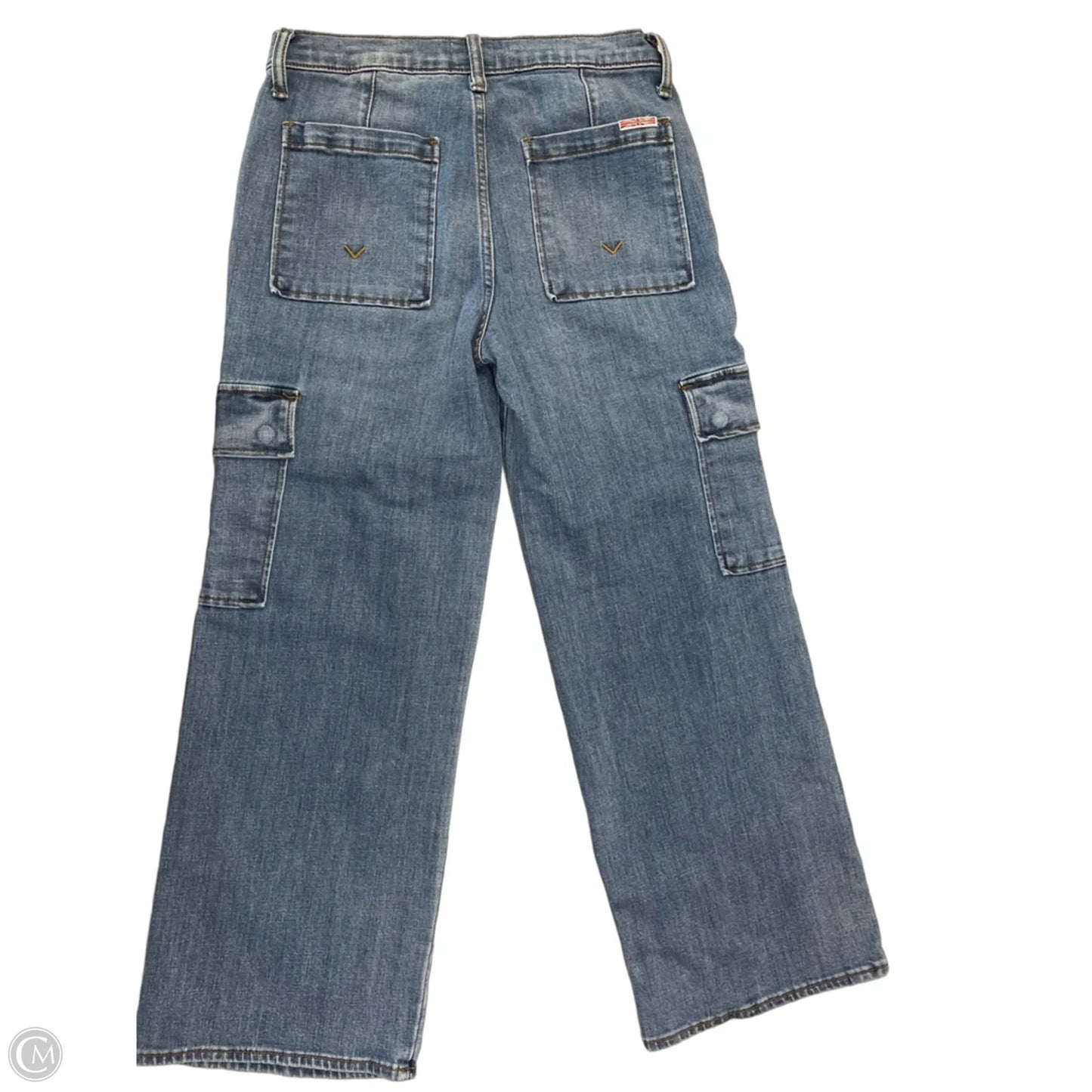 Jeans Wide Leg By Hudson In Blue Denim, Size: 6