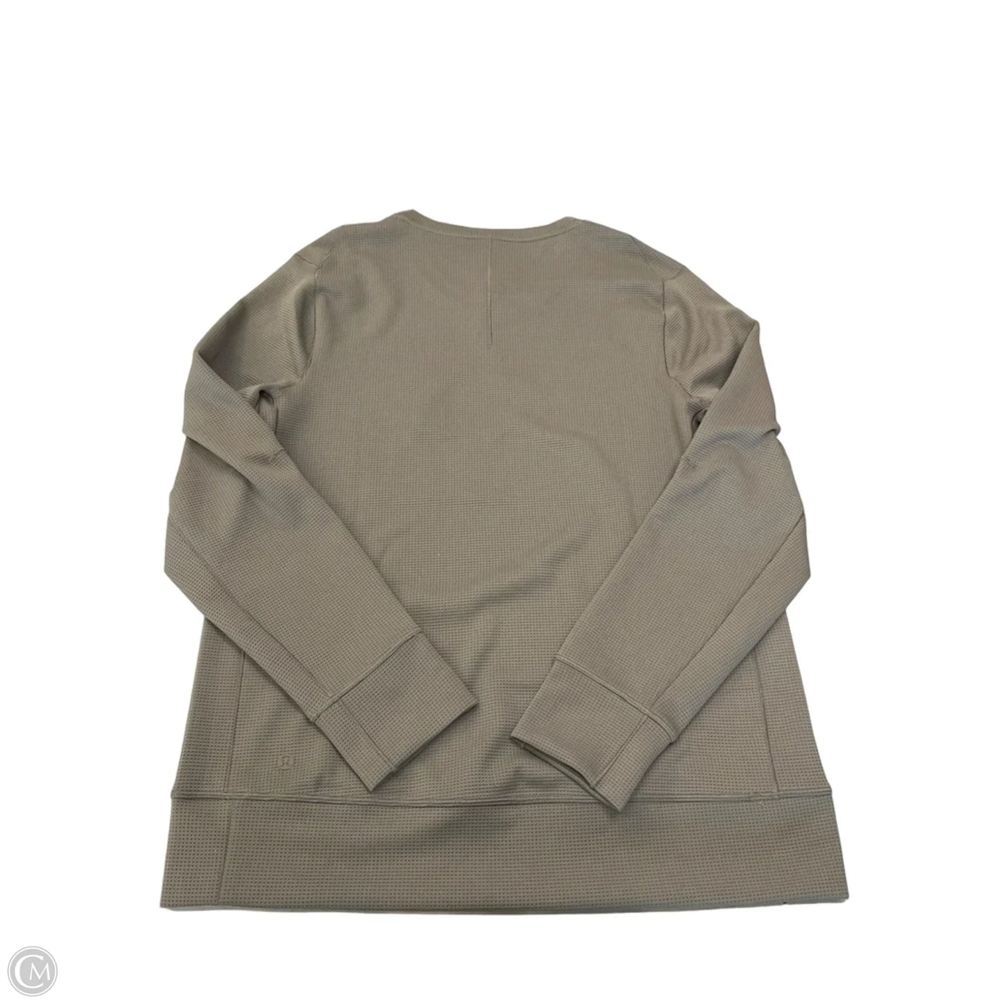 Athletic Top Long Sleeve Crewneck By Lululemon In Green, Size: M