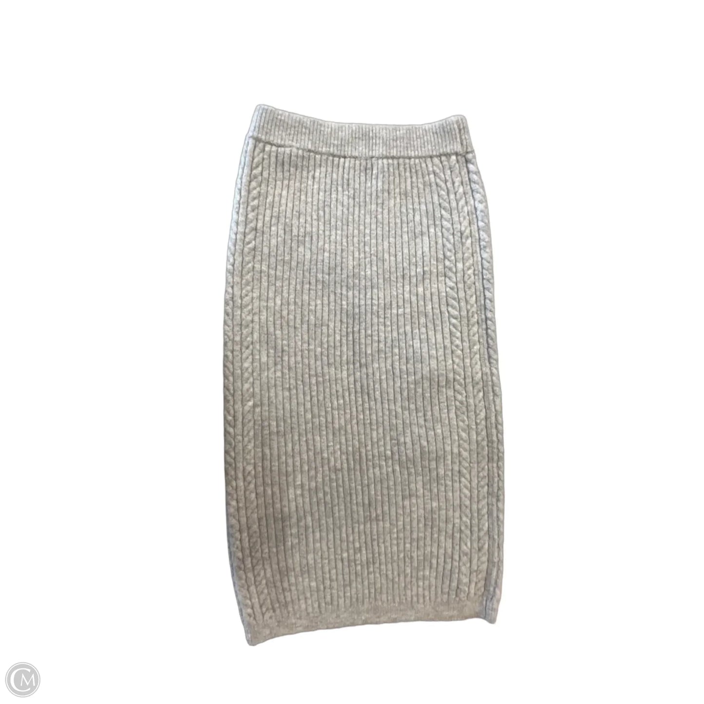Skirt Midi By Express In Grey, Size: S