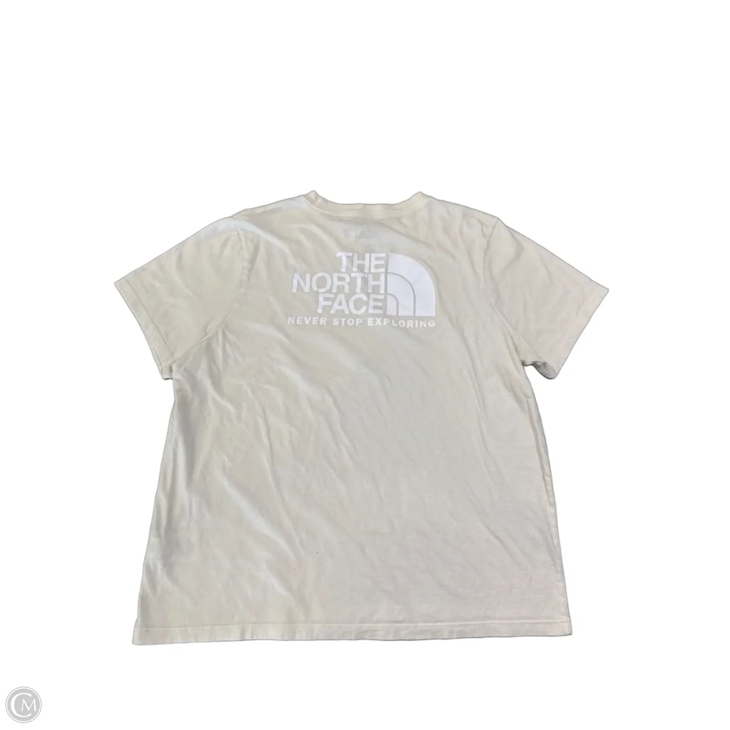 Top Short Sleeve By The North Face In Ivory, Size: Xl