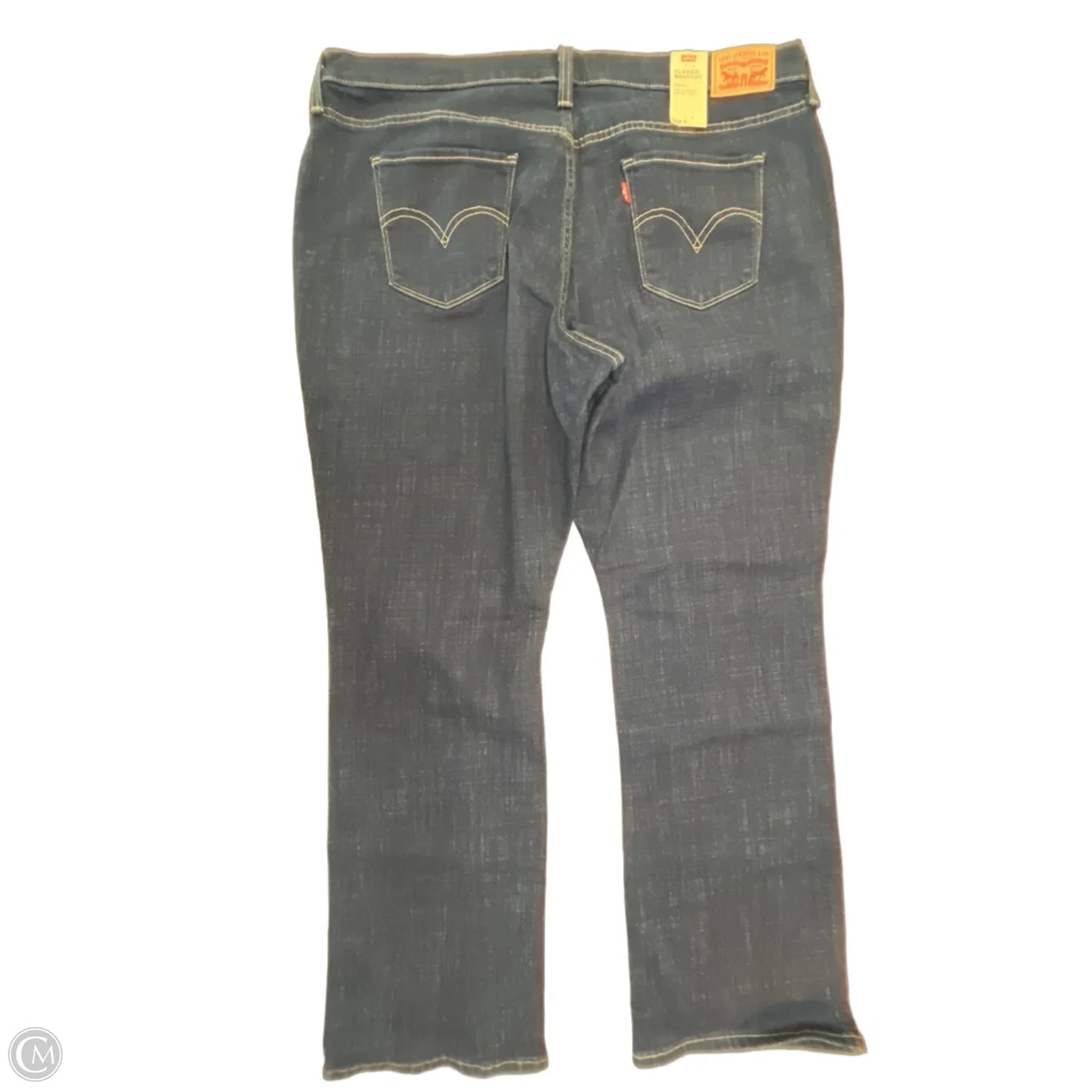 Jeans Boot Cut By Levis In Blue Denim, Size: 22