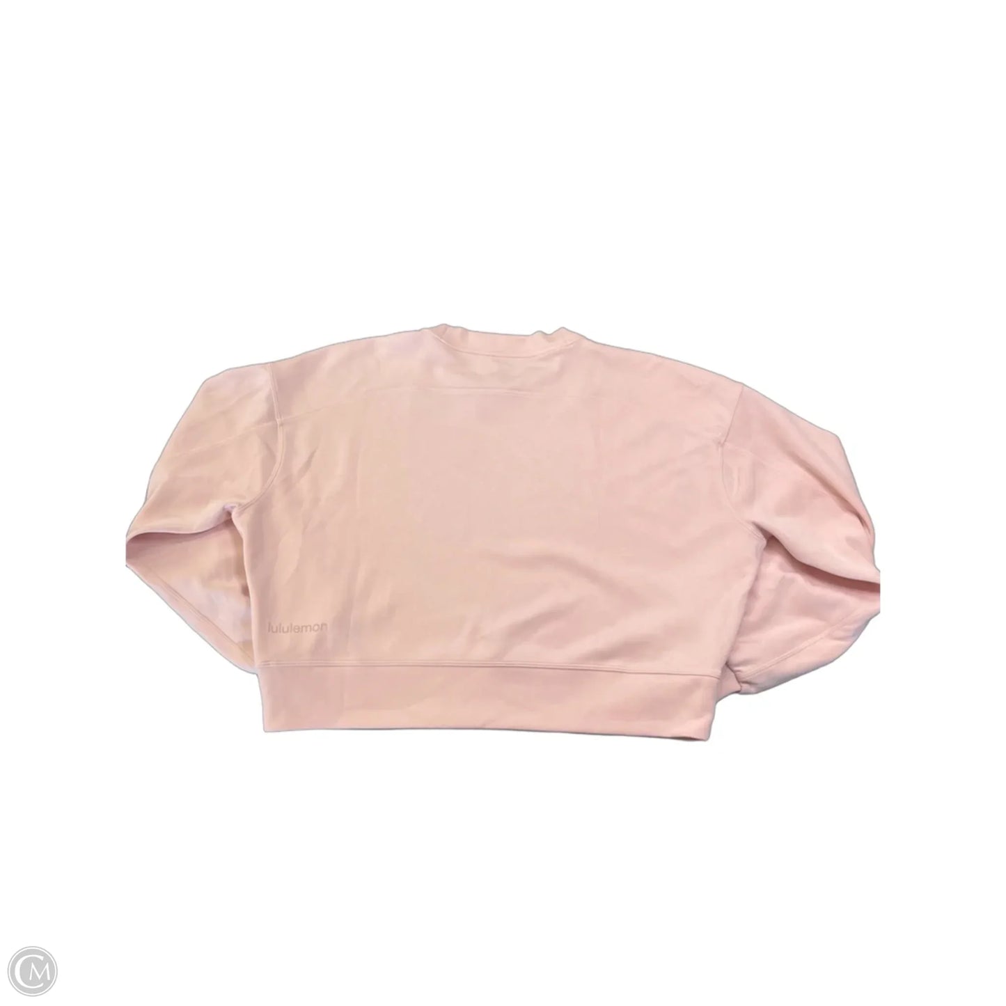 Athletic Sweatshirt Crewneck By Lululemon In Pink, Size: M