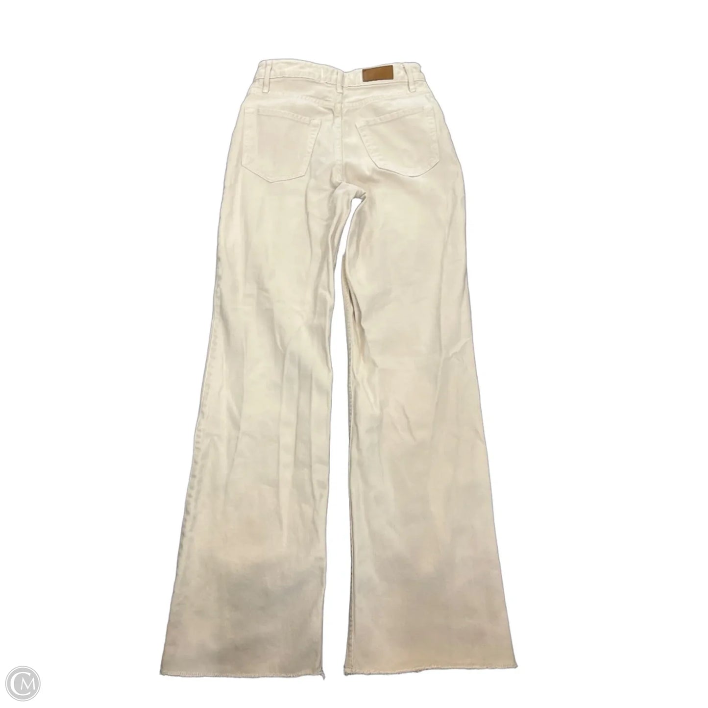 Jeans Straight By Clothes Mentor In Beige, Size: 0