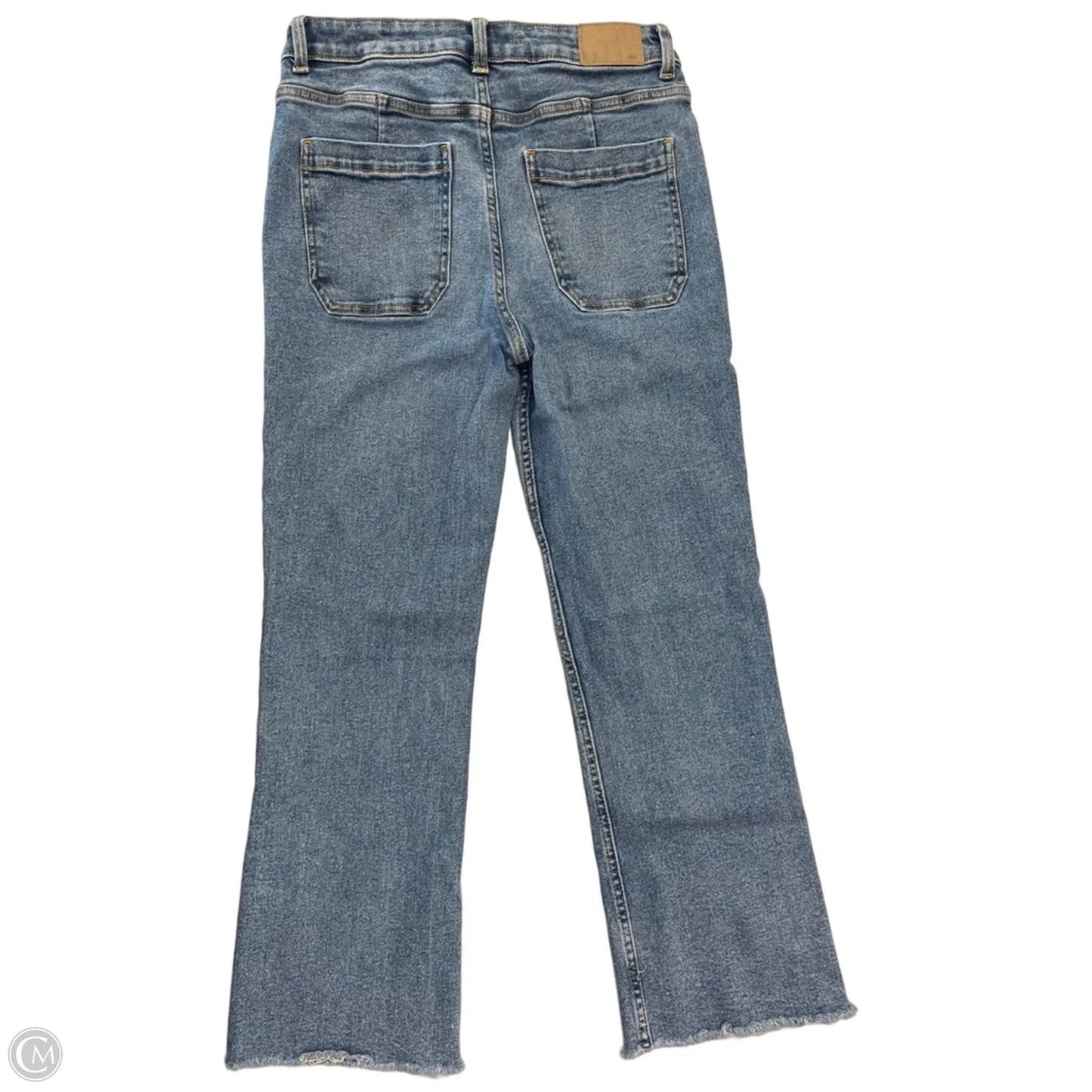 Jeans Straight By Zara In Blue Denim, Size: 6