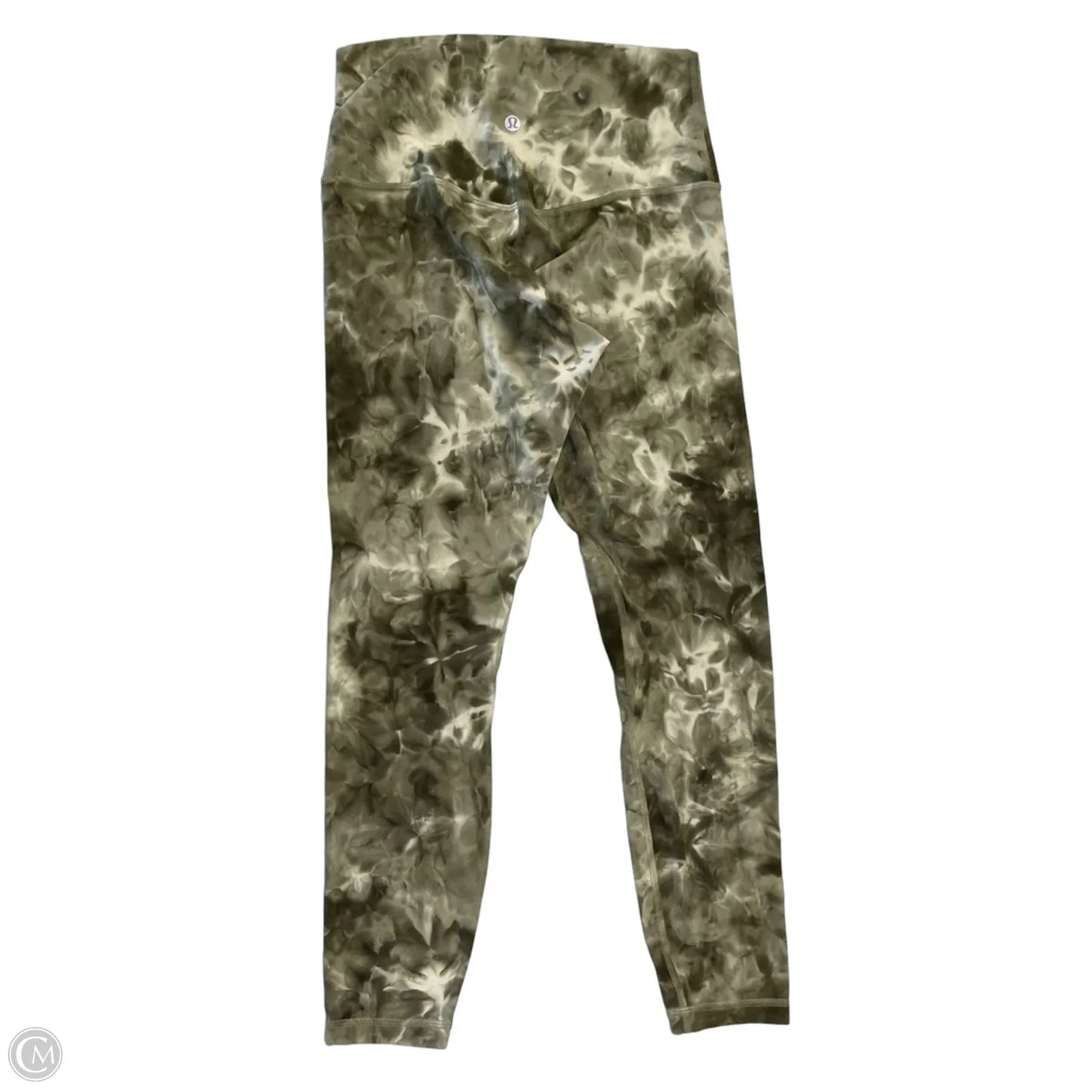 Athletic Leggings By Lululemon In Green, Size: S