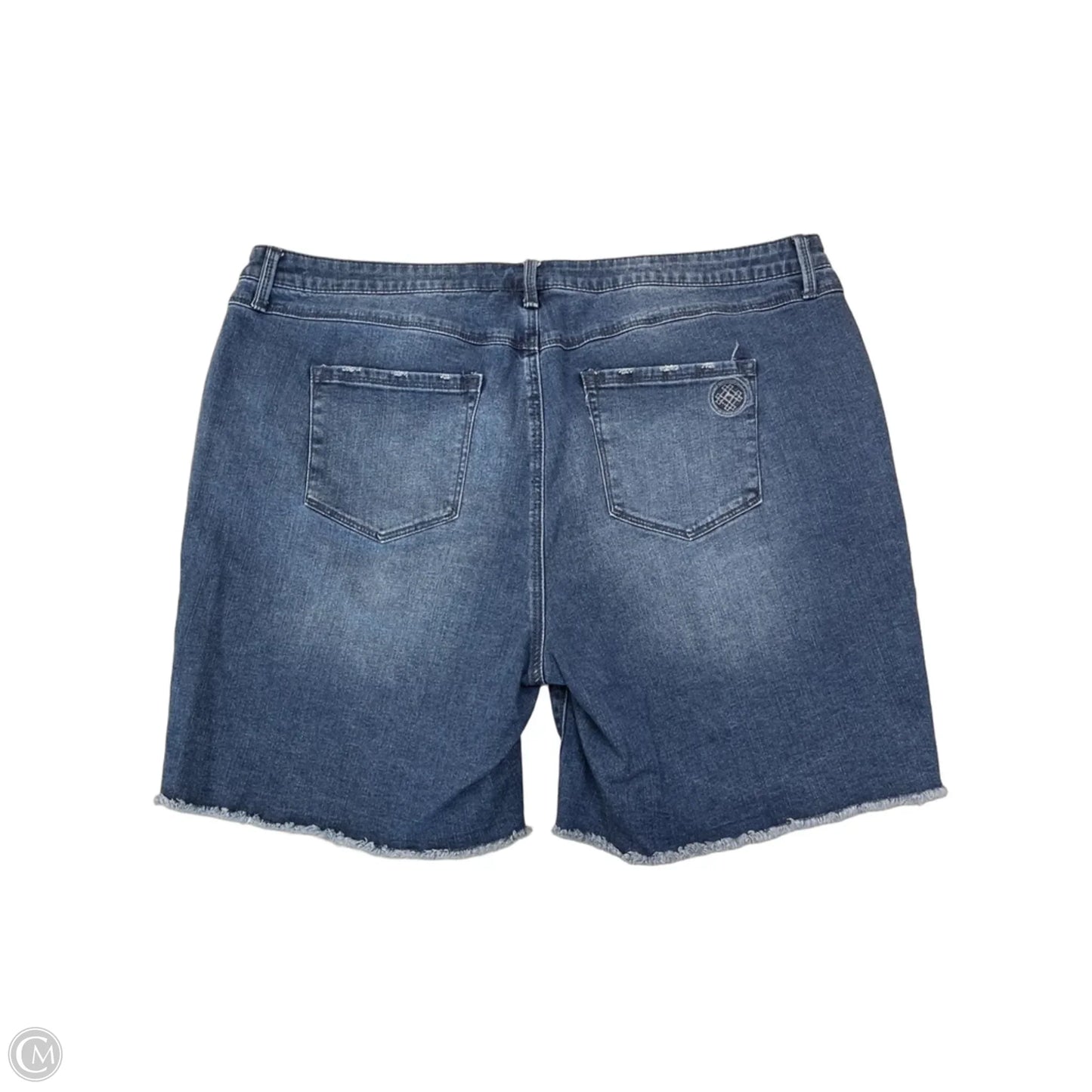 Shorts By Laurie Felt In Blue Denim, Size: 3x