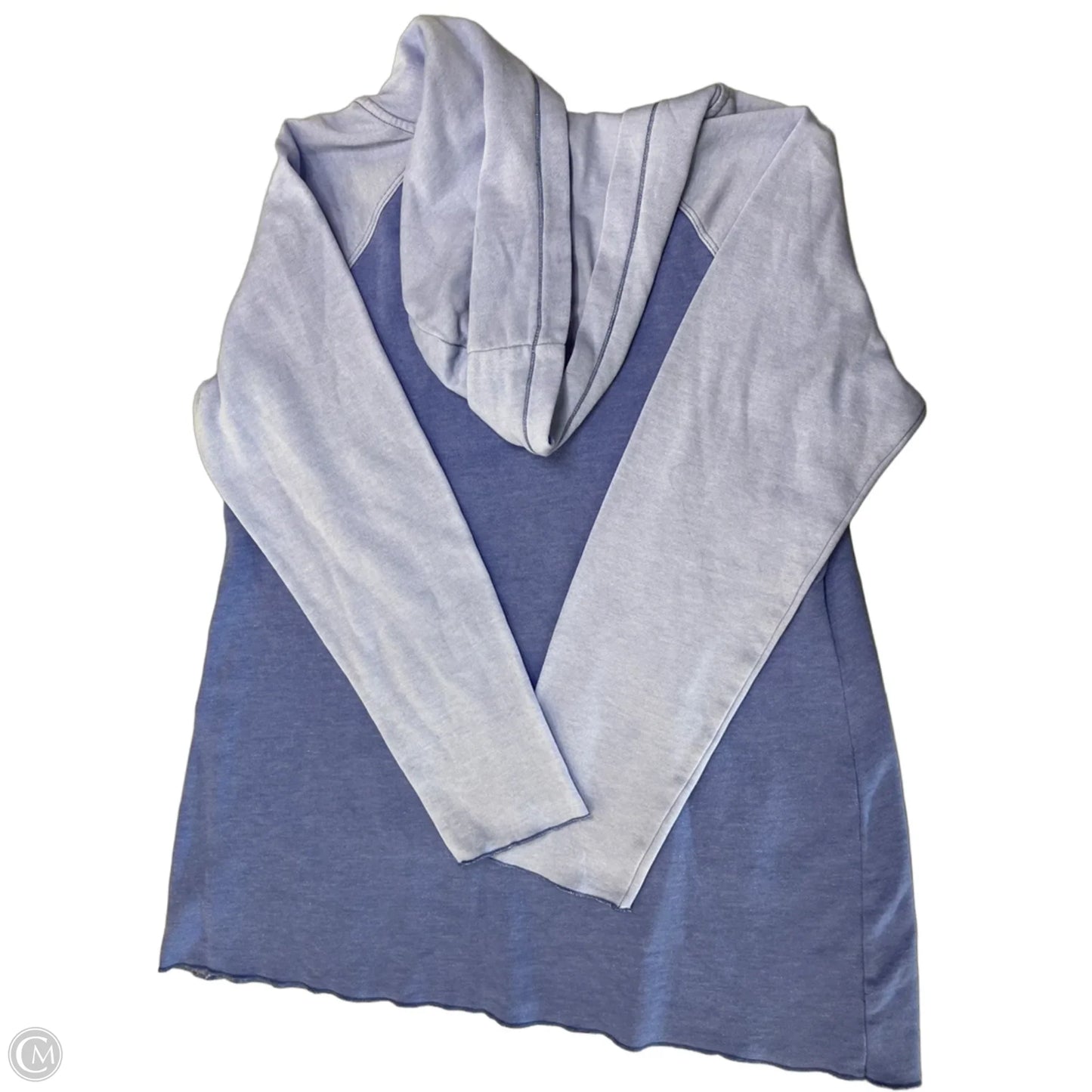 Sweatshirt Hoodie By Calvin Klein In Blue, Size: 1x