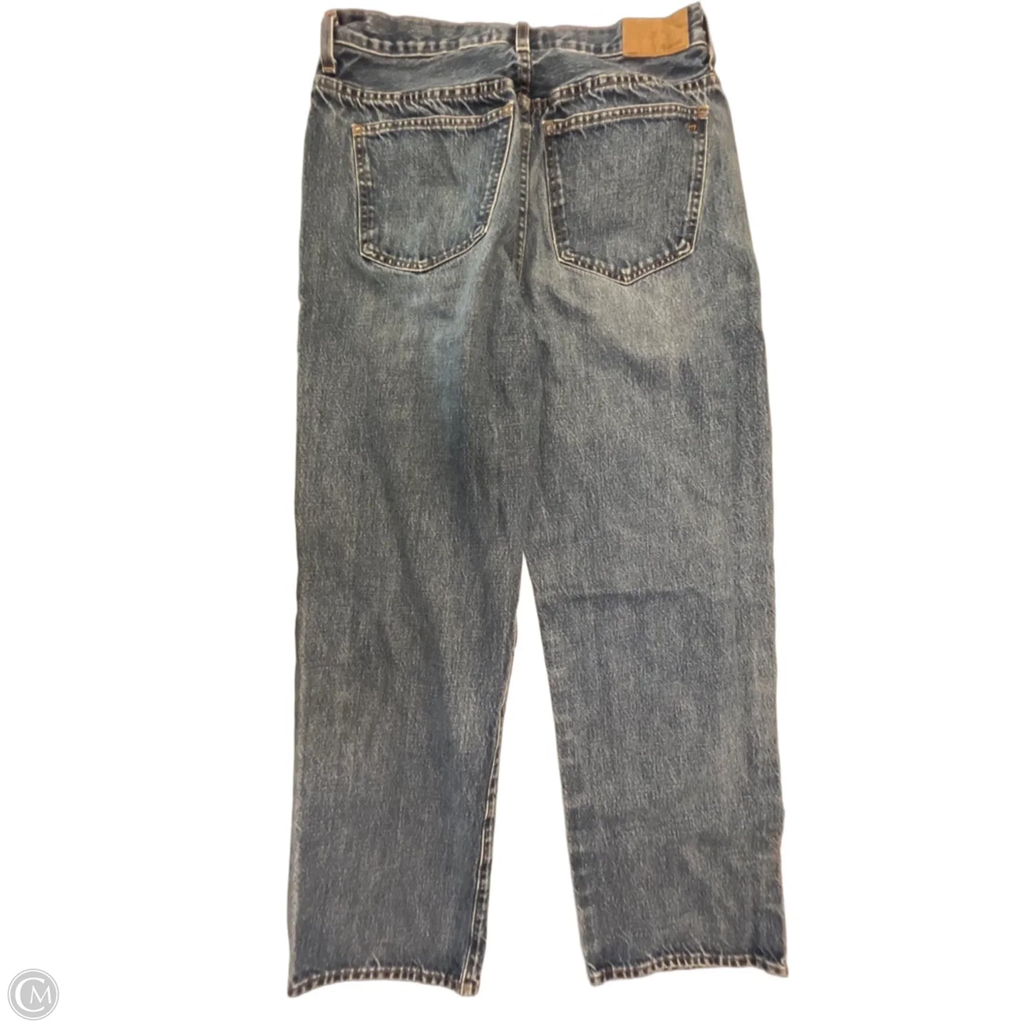 Jeans Straight By Madewell In Blue Denim, Size: 6