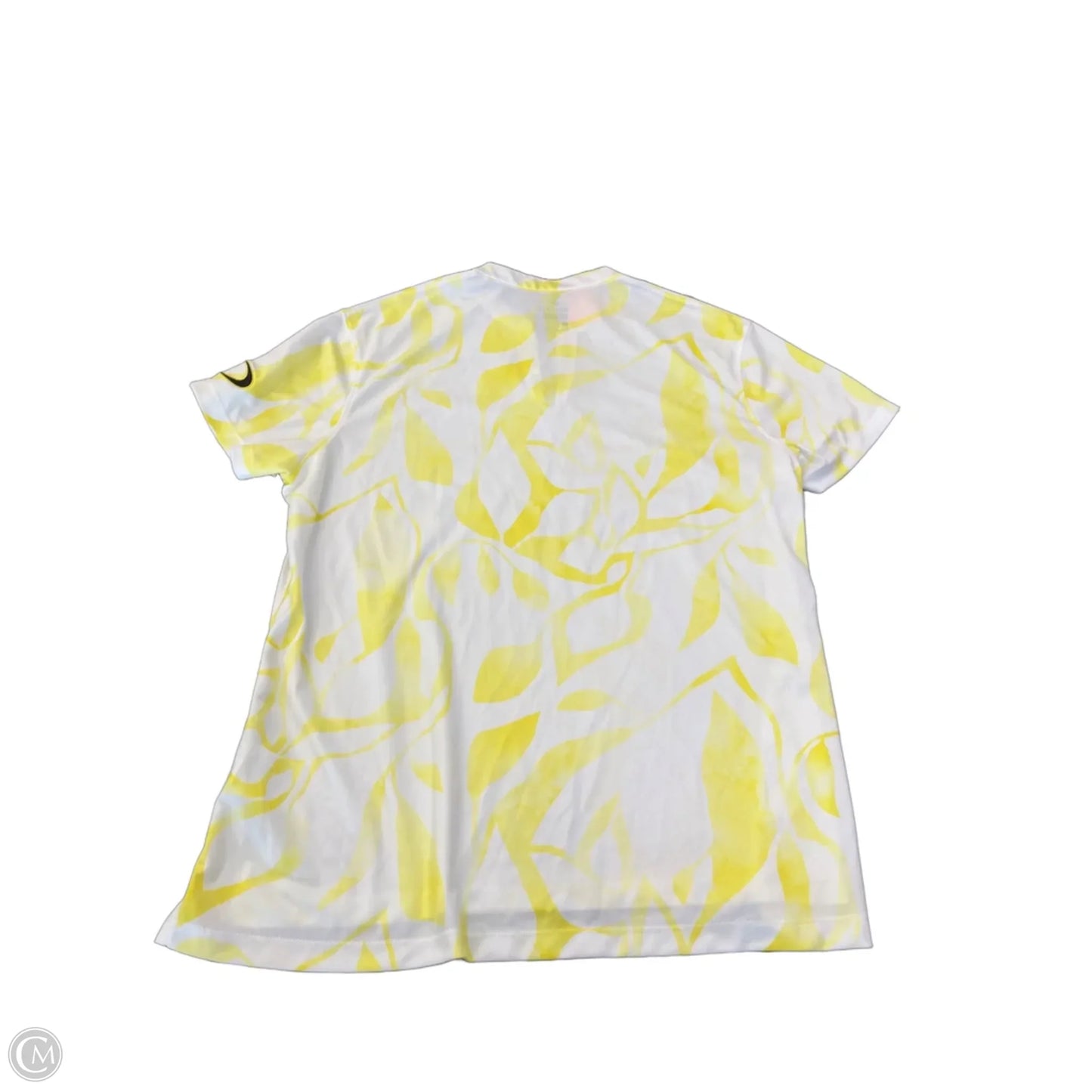 Athletic Top Short Sleeve By Nike Apparel In Yellow, Size: Xl