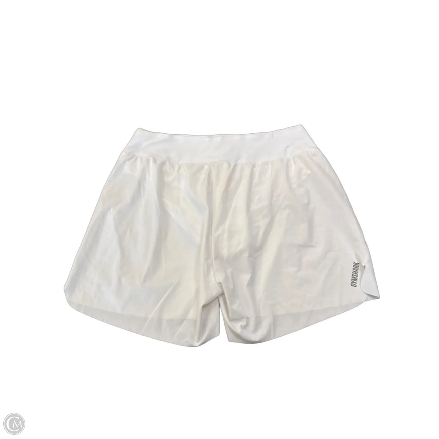 Athletic Shorts By Gym Shark In White, Size: Xxl