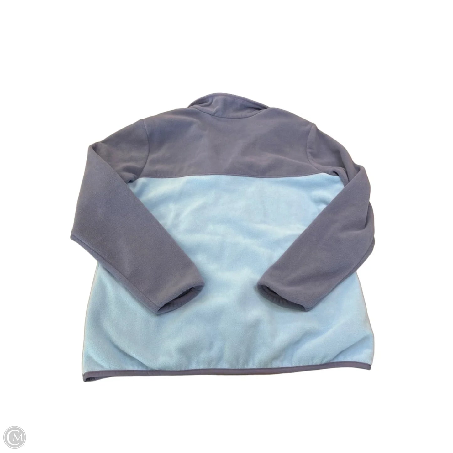 Athletic Top Long Sleeve Collar By Columbia In Blue, Size: Xl
