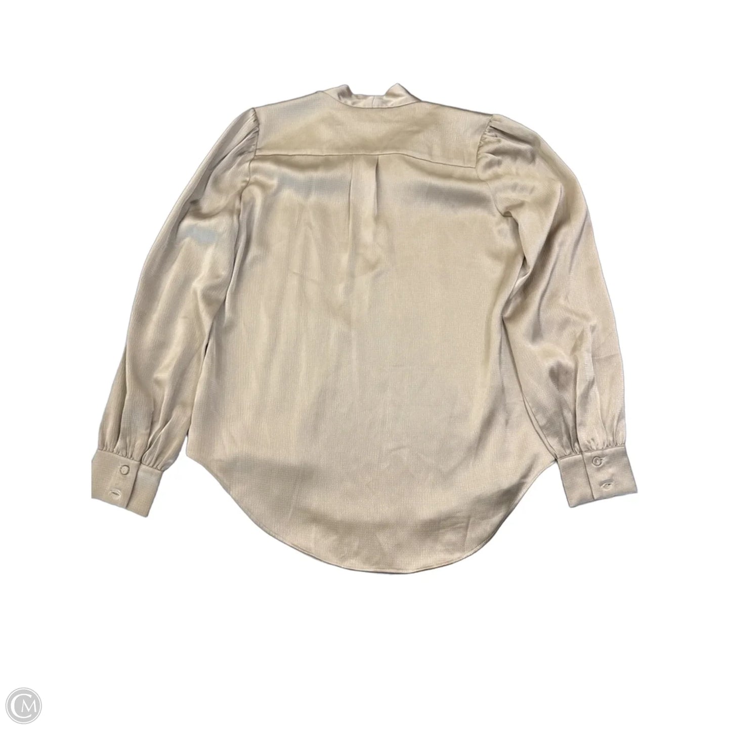 Top Long Sleeve By Anthropologie In Beige, Size: Xs