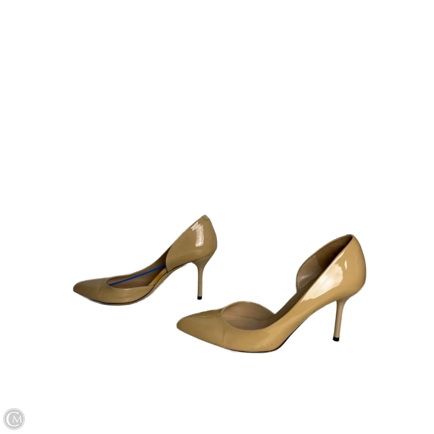 Shoes Luxury Designer By Gucci In Tan, Size: 7