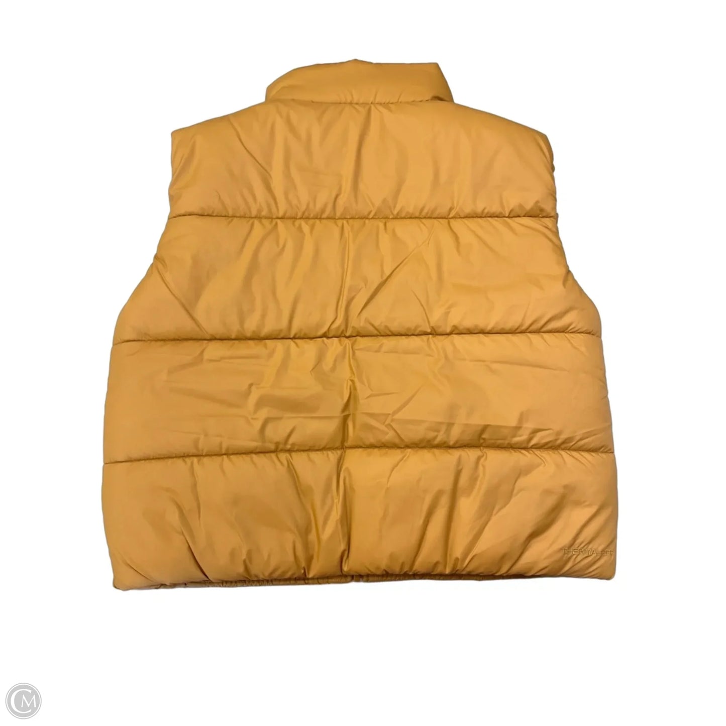 Vest Puffer & Quilted By Nike Apparel In Orange, Size: M