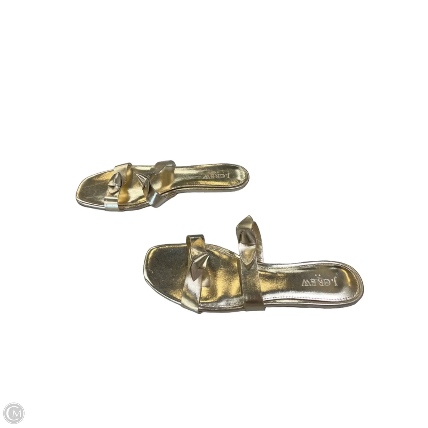 Sandals Flats By J. Crew In Gold, Size: 8