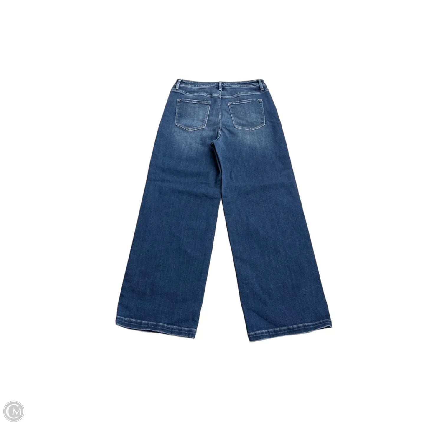 Jeans Wide Leg By Flying Monkey In Blue Denim, Size: 12
