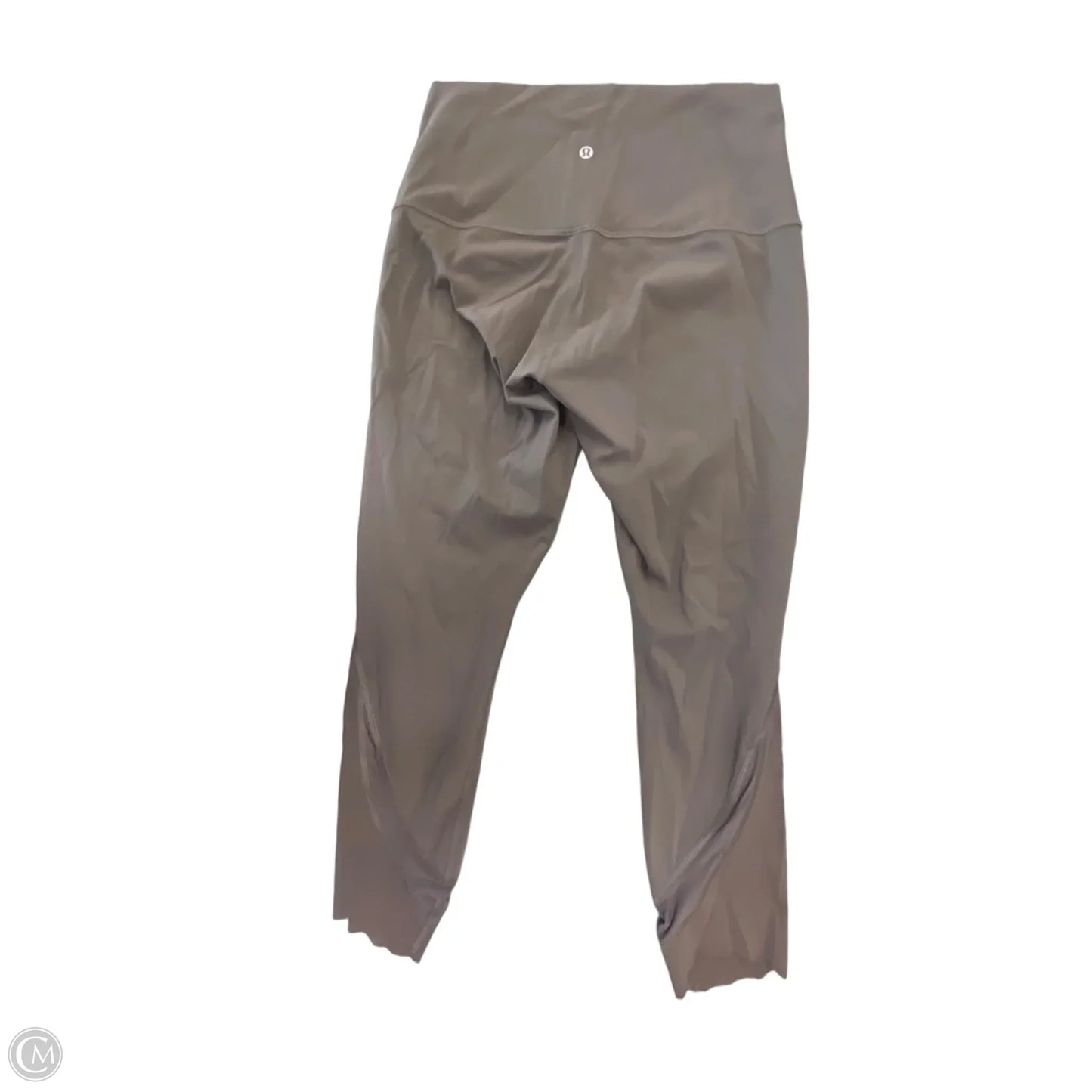 Athletic Capris By Lululemon In Brown, Size: M