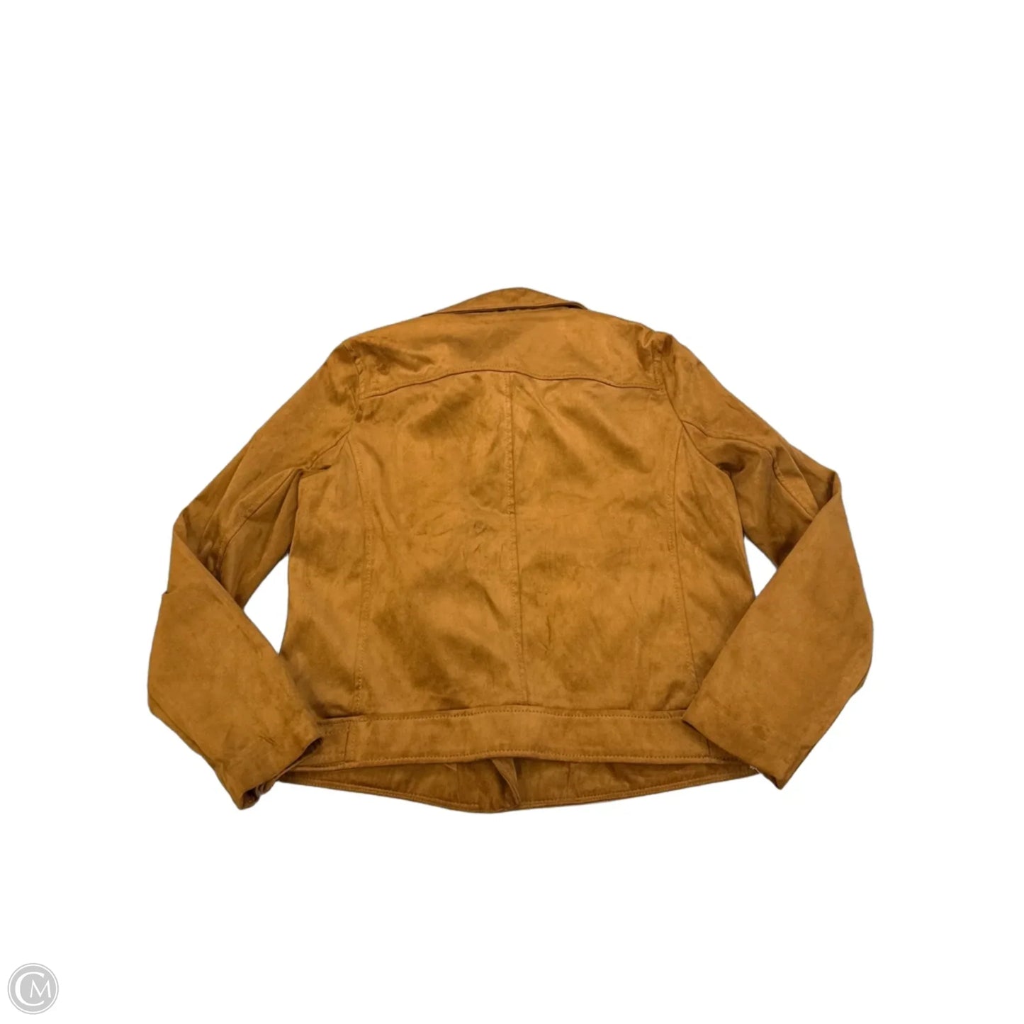 Jacket Moto By Loft In Brown, Size: M
