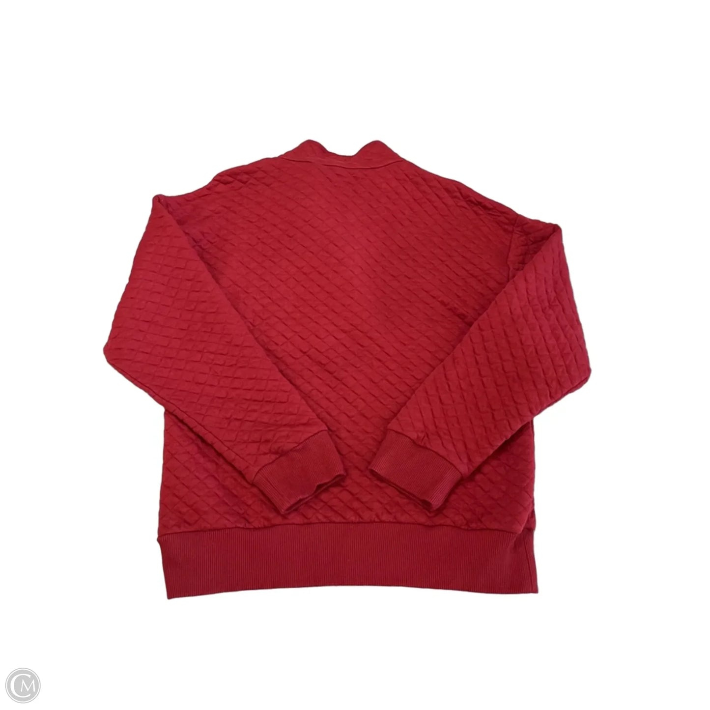 Sweatshirt Collar By Banana Republic In Red, Size: M