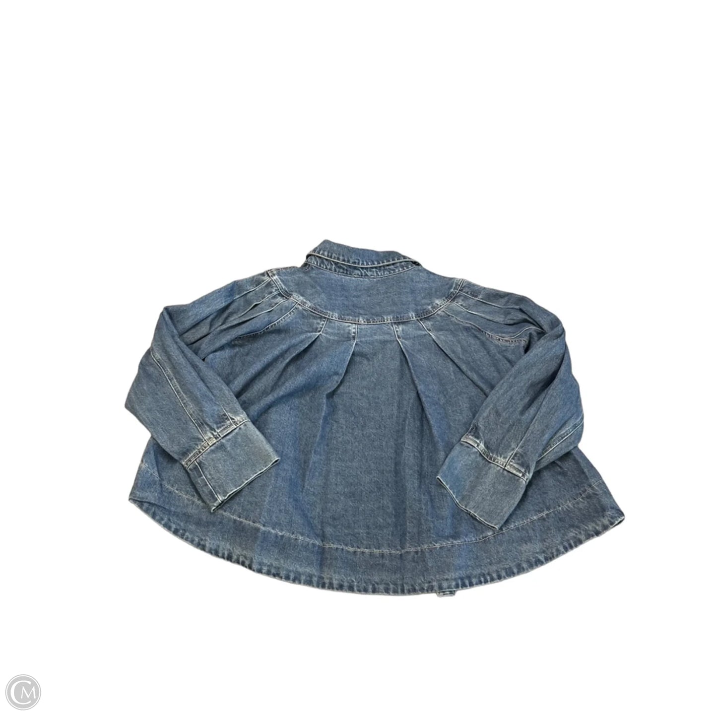 Jacket Denim By Fate In Blue Denim, Size: M