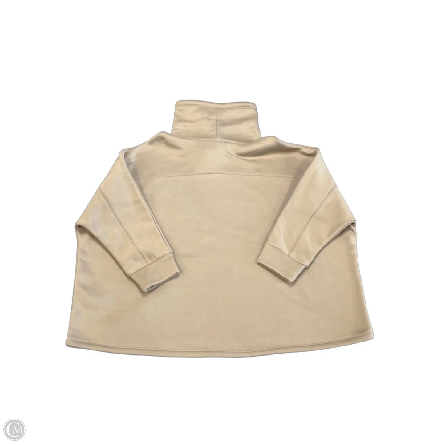 Sweatshirt Collar By Ssys In Brown, Size: S