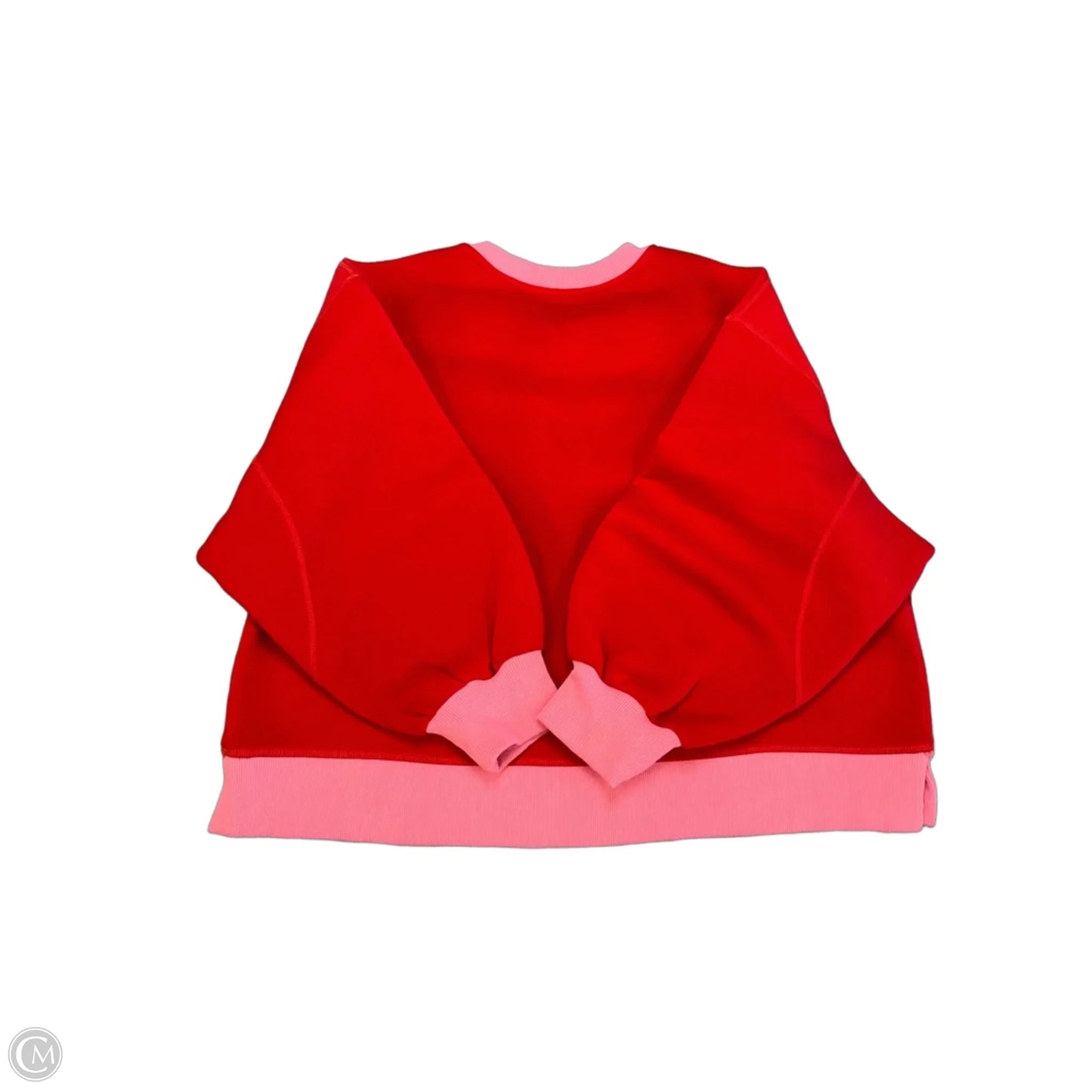 Sweatshirt Crewneck By Ssys In Red, Size: M