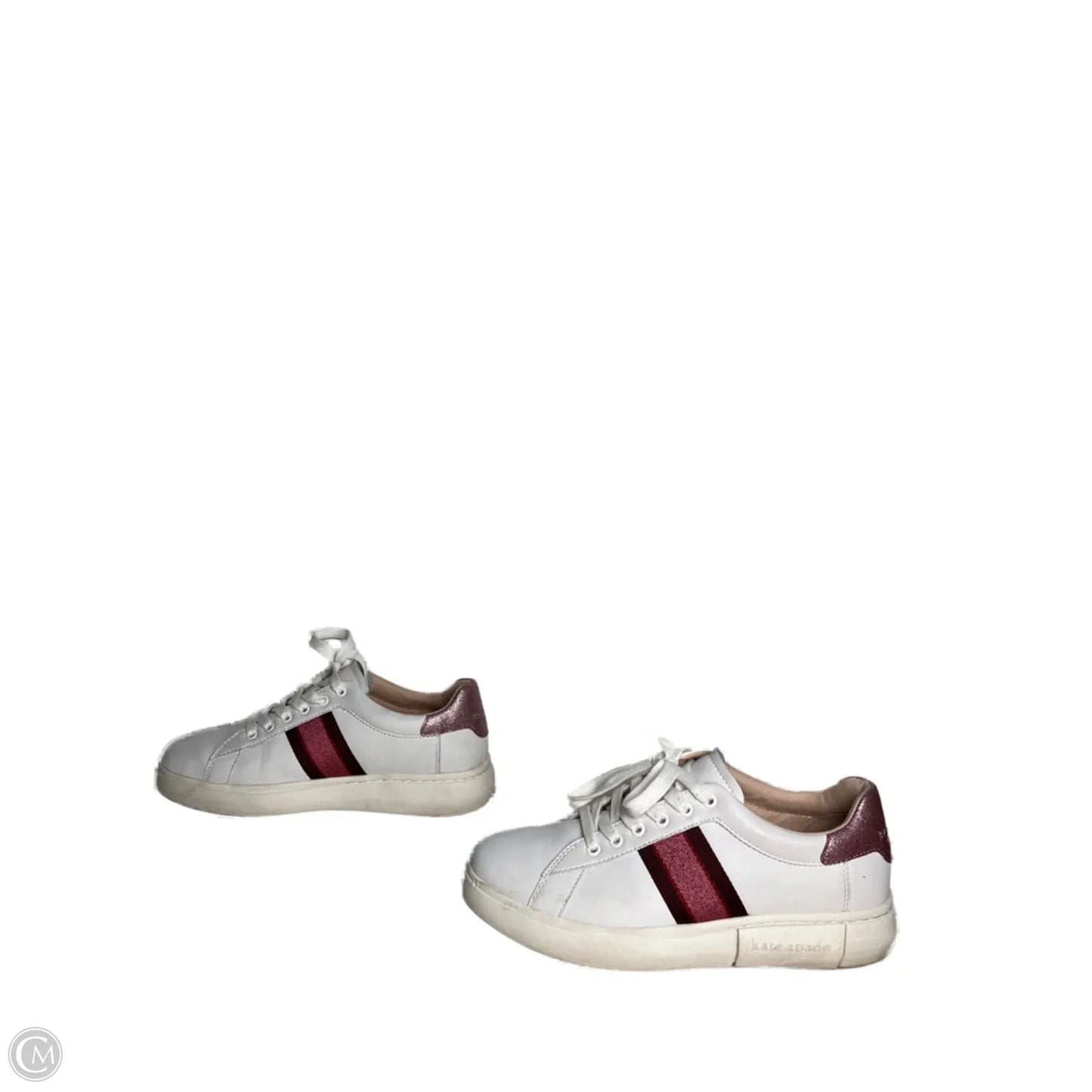 Shoes Designer By Kate Spade In Pink & White, Size: 8.5