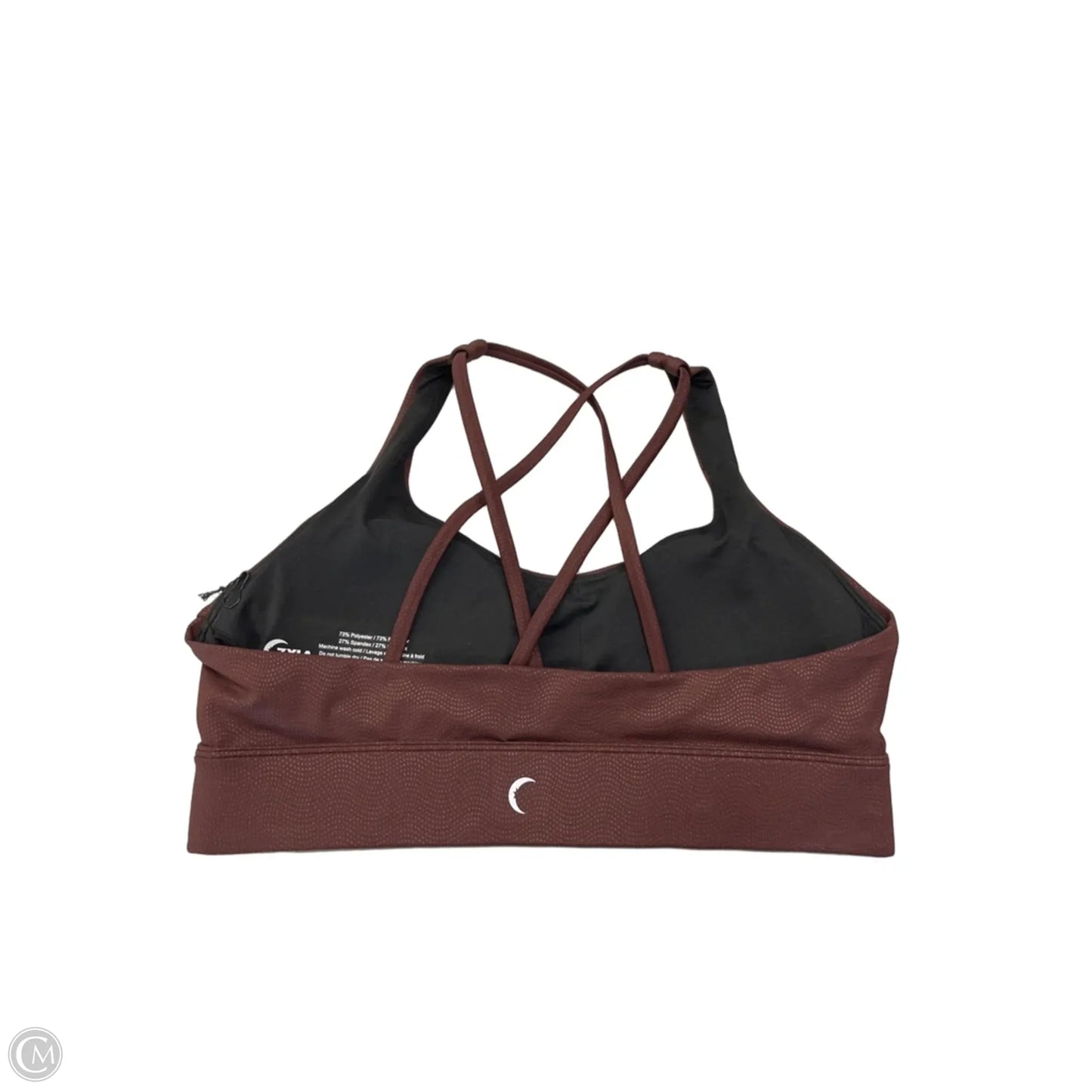 Athletic Bra By Zyia In Maroon, Size: L