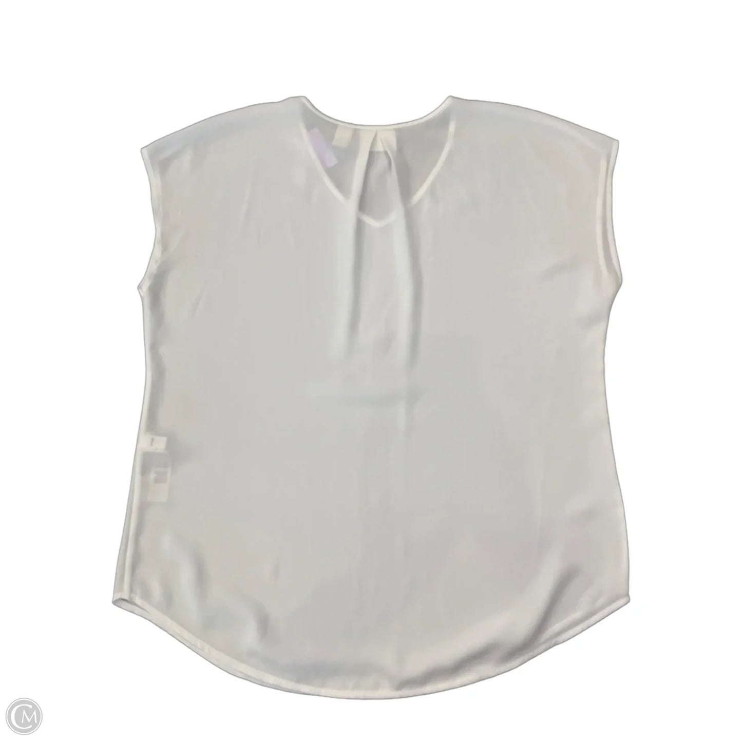 Blouse Sleeveless By Chicos In White, Size: S