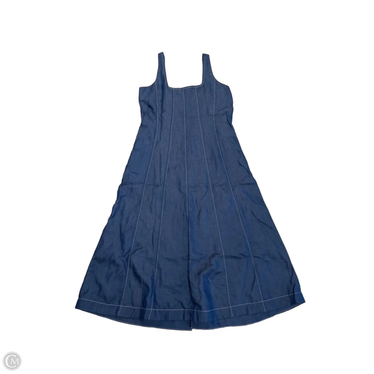 Dress Casual Midi By Talbots In Blue, Size: S