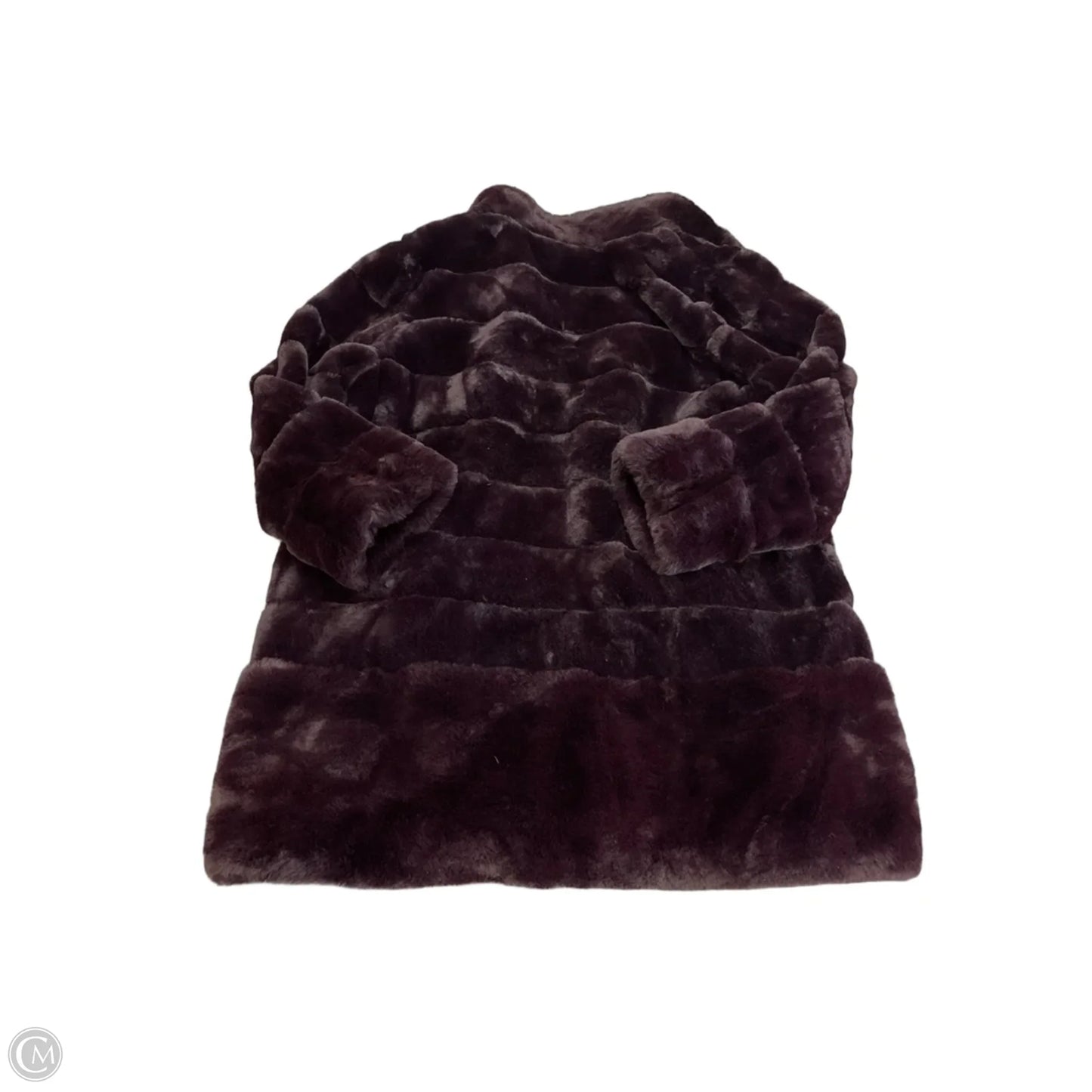 Coat Faux Fur & Sherpa By Jones New York In Purple, Size: 2x