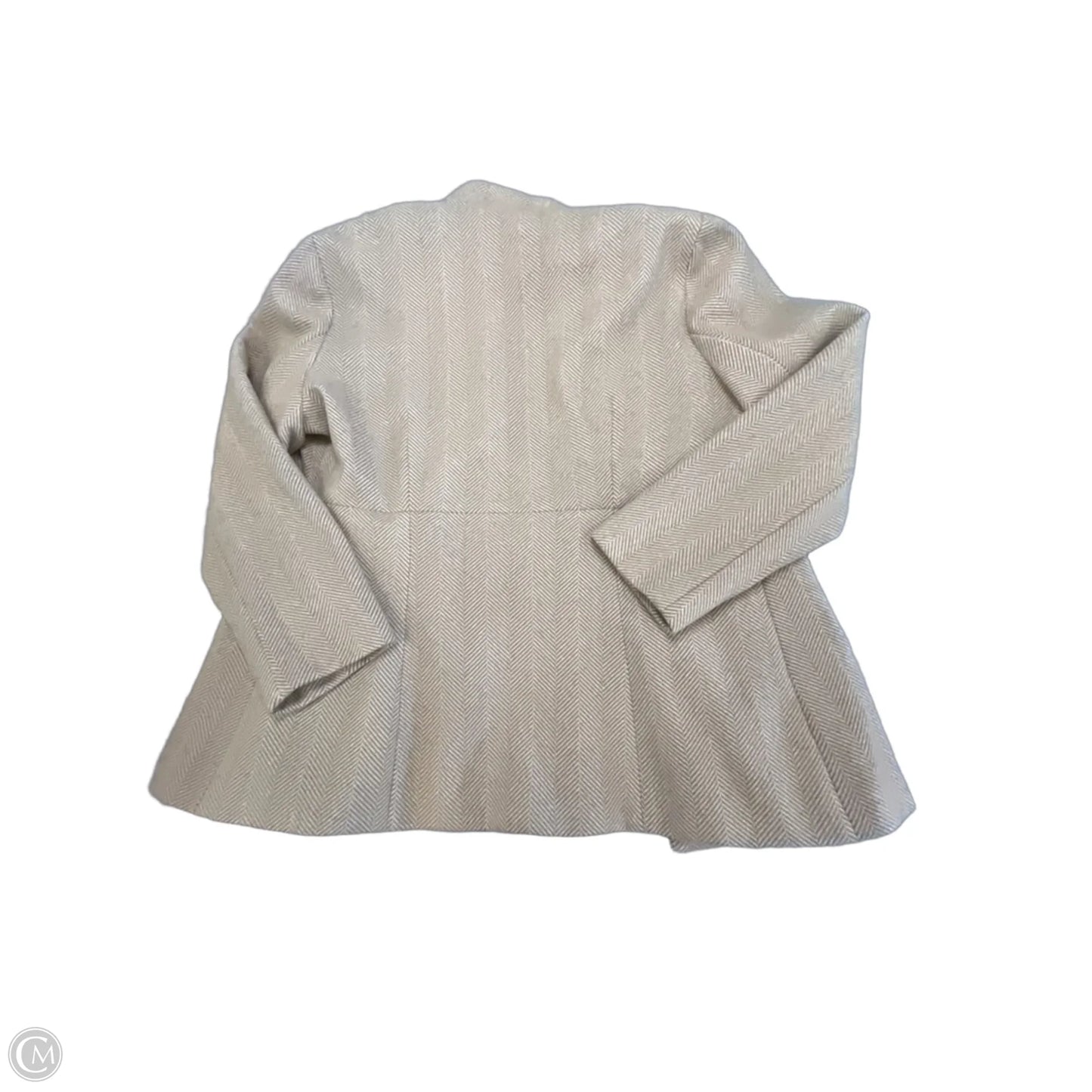 Blazer By Clothes Mentor In Tan, Size: Xl