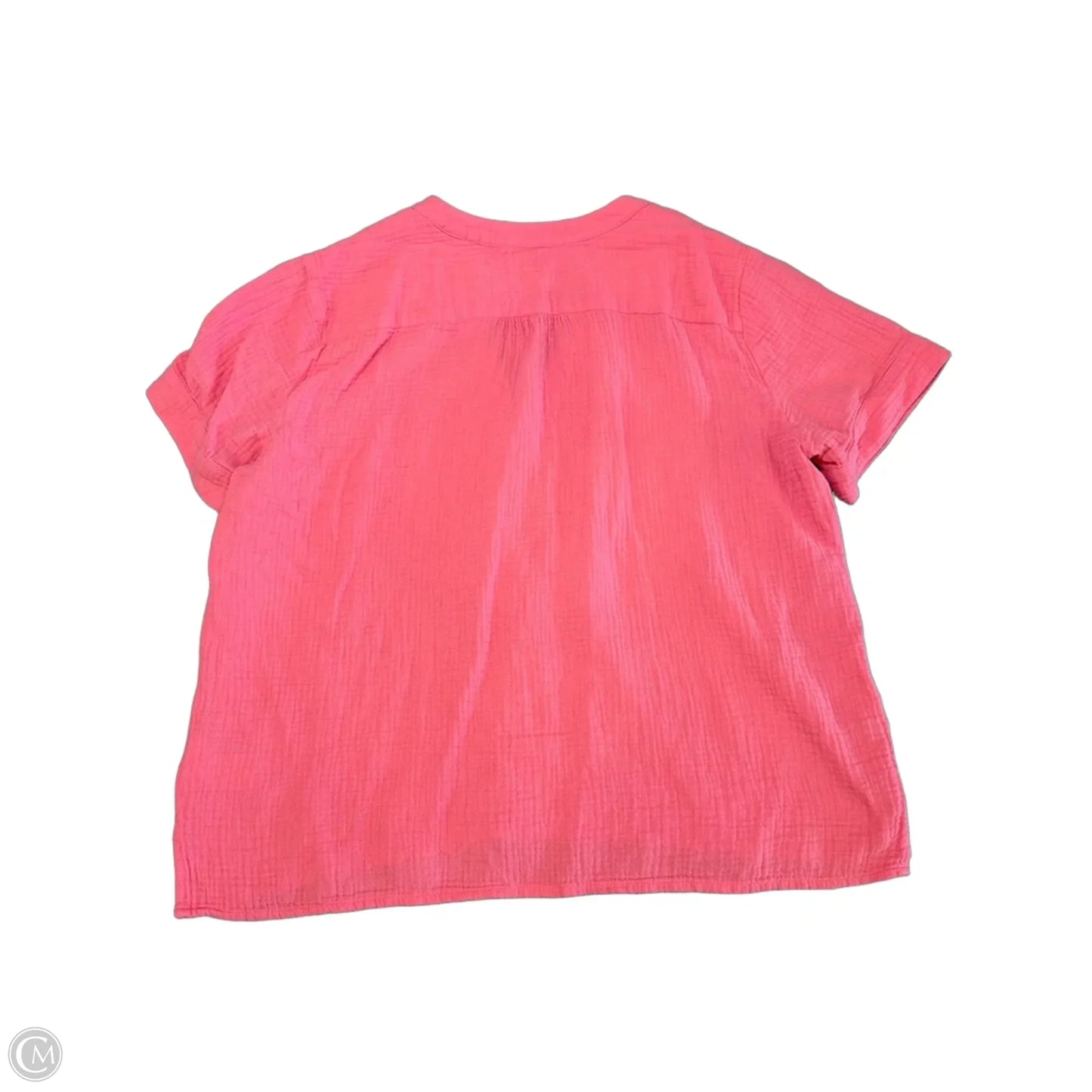 Top Short Sleeve By J. Crew In Pink, Size: L