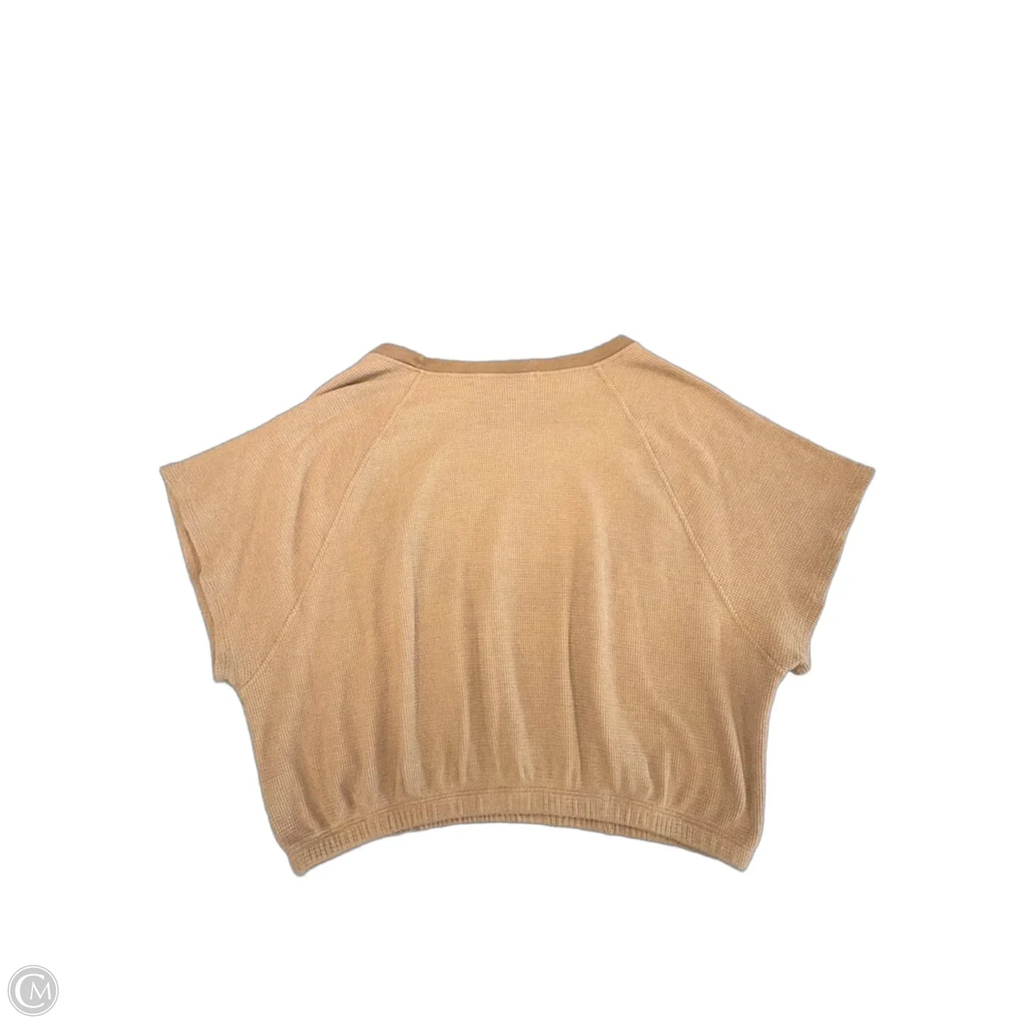 Top Short Sleeve By Project Social Tee In Brown, Size: L