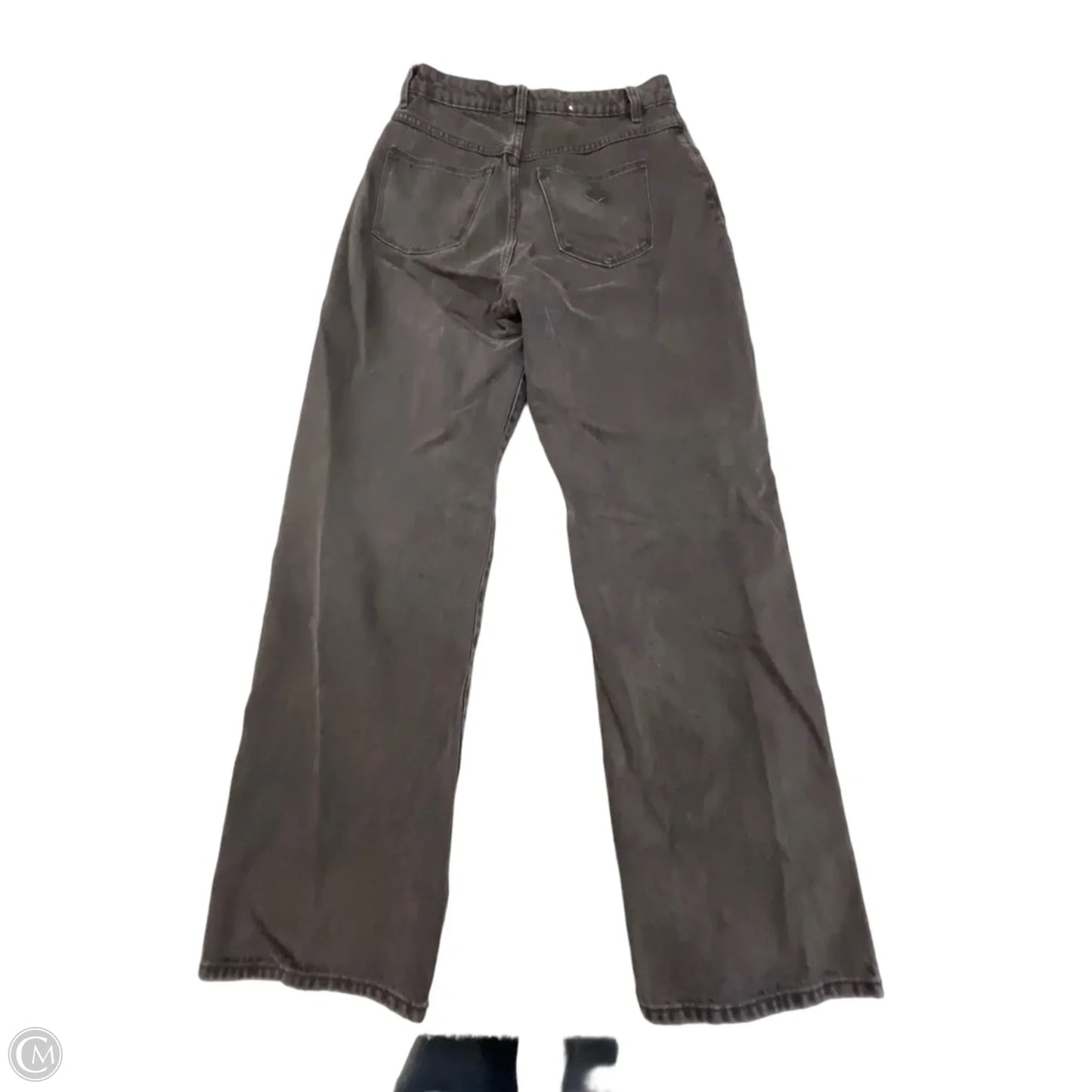 Jeans Wide Leg By Cmc In Black Denim, Size: 6