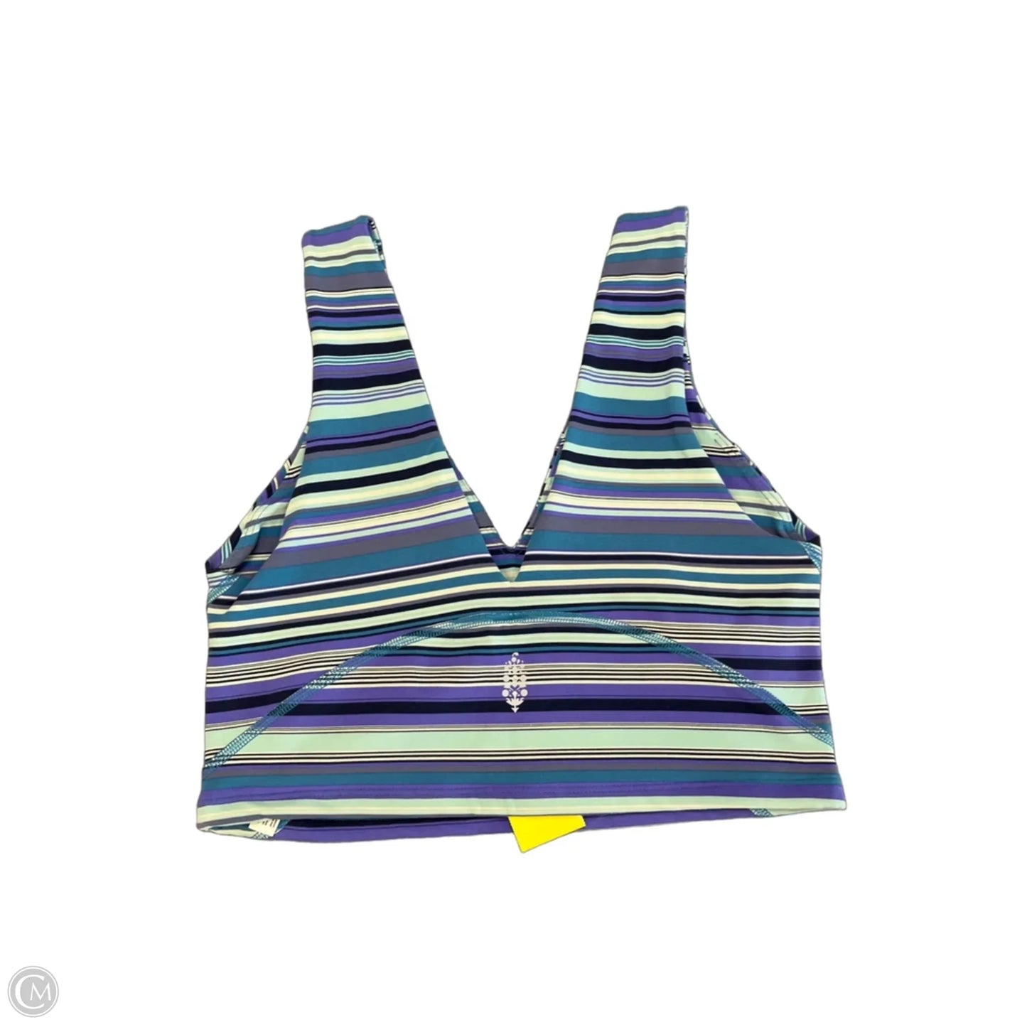 Athletic Bra By Free People In Striped Pattern, Size: S
